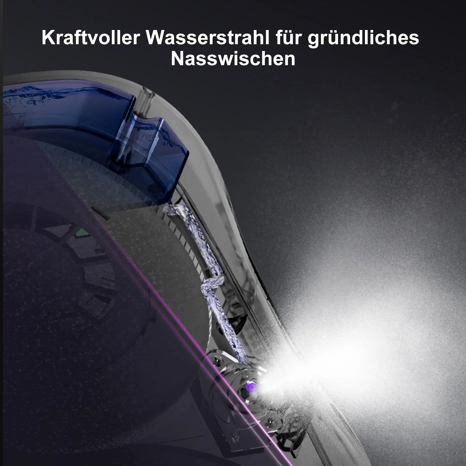 JSDROBOT S9PRO Fensterputzroboter, Tragbarer Fensterputzroboter Intelligente Reinigungspfadplanung Handähnliche Rotierende Fensterreinigung Bilateraler Wasserspray Kantenerkennungstechnologie - Image 4