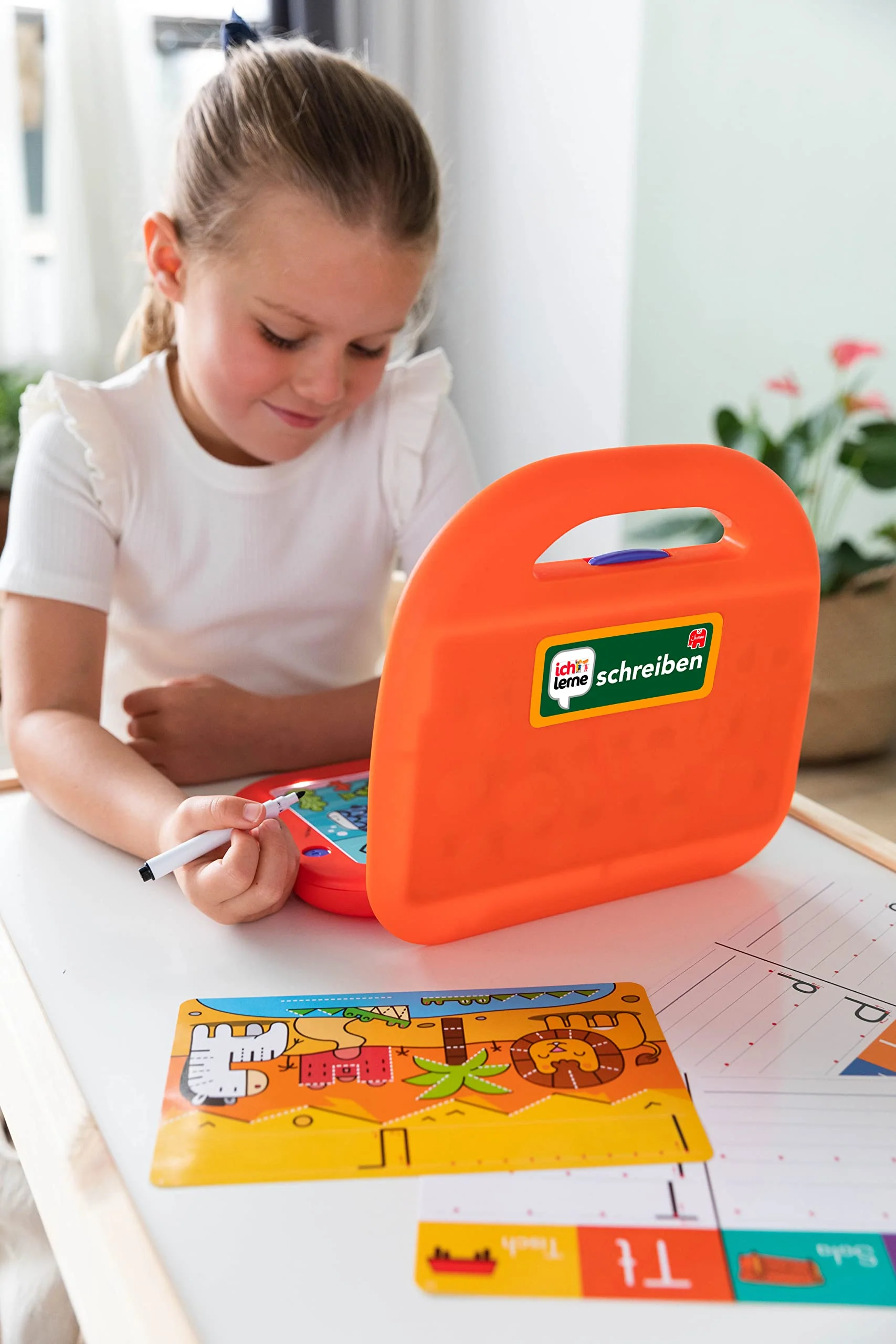 Jumbo 19890 ich lerne schreiben Lernspiel, für Kinder, ab 4 Jahren, Mehrfarbig - Image 8