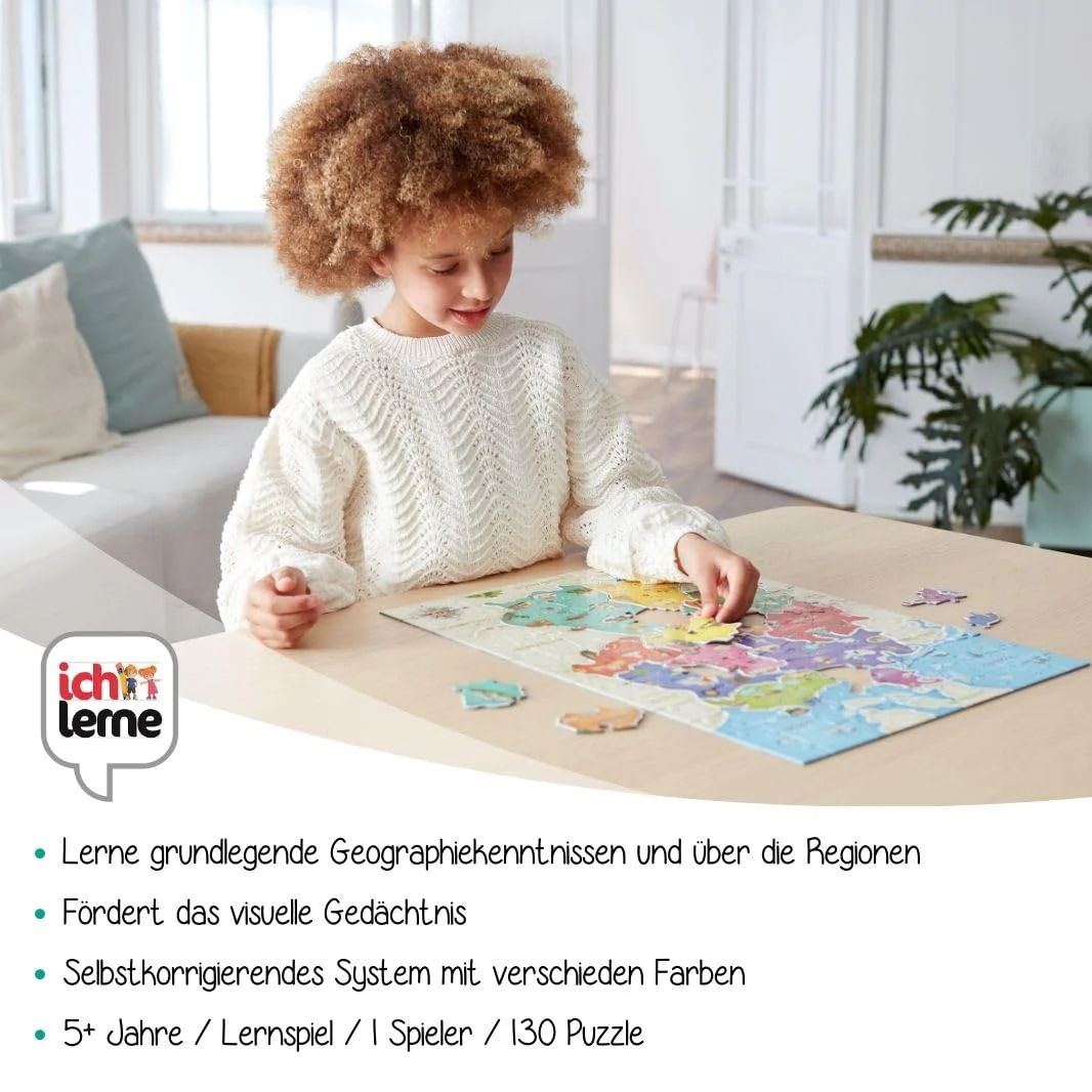Jumbo - ich lerne Deutschlandkarte – Lernspiel ab 5 Jahren - Kinderspiel für Vorschule und Grundschule - Image 8