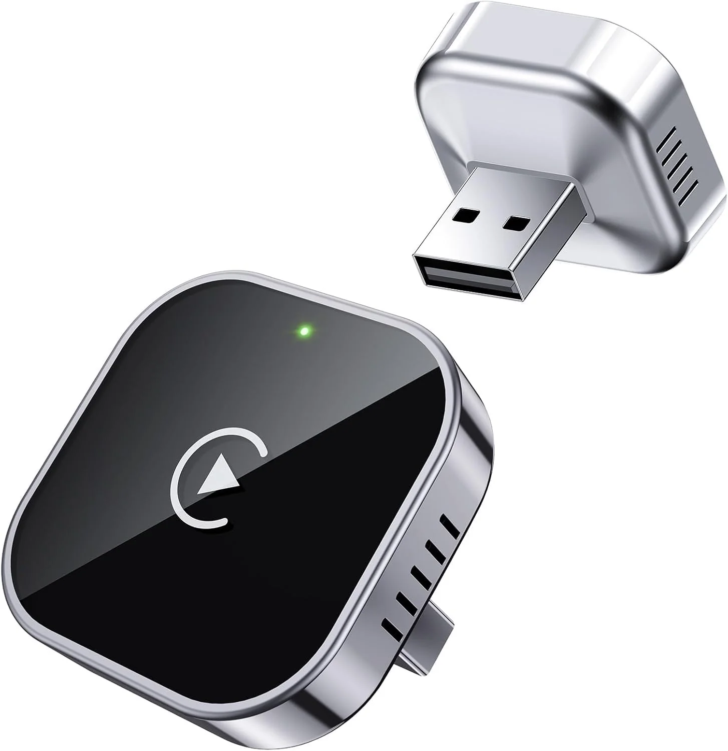 Jumpeak CarPlay Wireless Adapter 2025 Upgrade von Wired CarPlay auf Wireless, Mini-USB-Design für Autos mit Wired CarPlay, Plug und Play, Schnelle und Stabile Verbindung für CarPlay mit iPhone