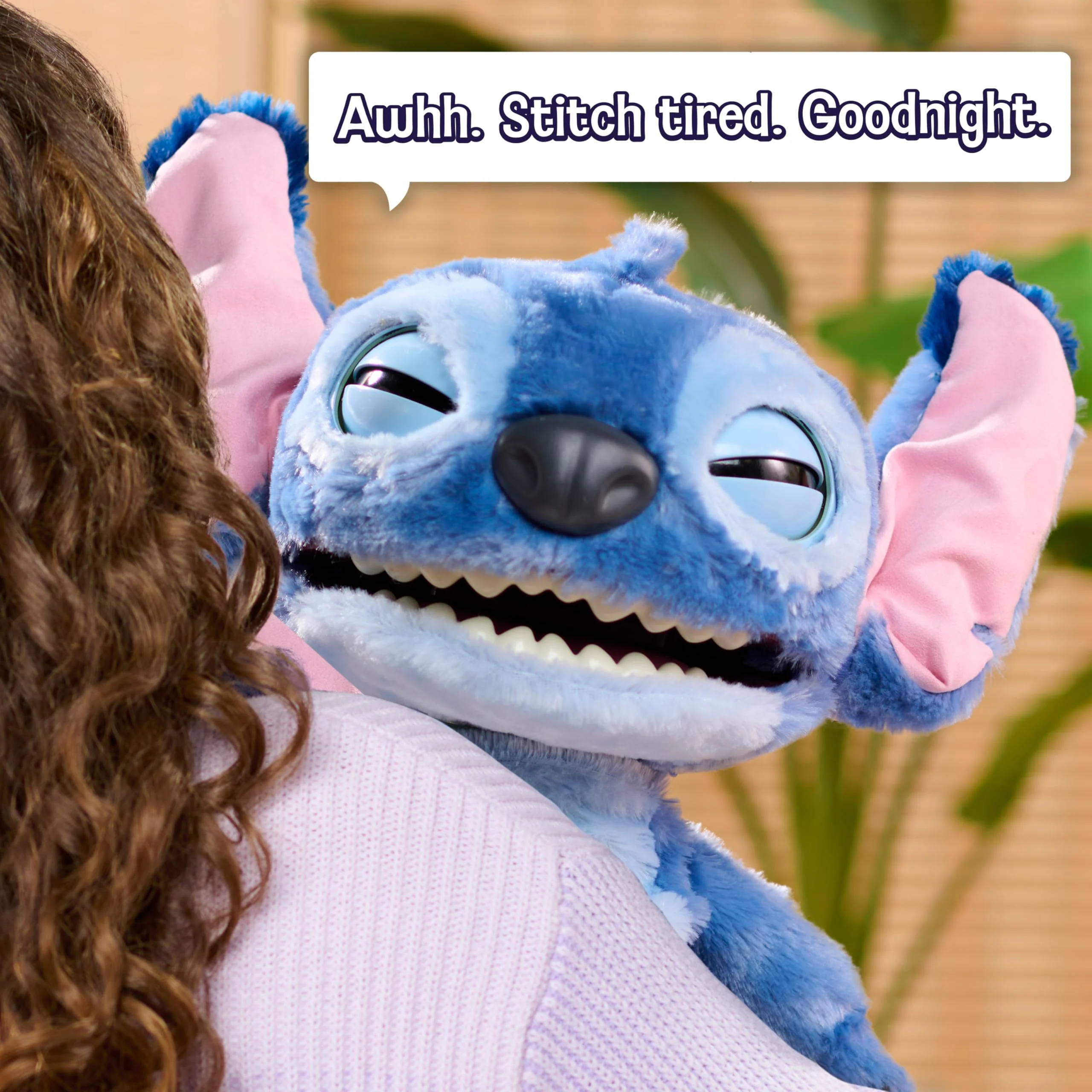 Just Play Disney Ultimate Stitch – Funktionsplüschtier, 100+ Geräusche und Reaktionen, ab 3 Jahre, 43cm, interaktiv, Kuscheltier - Image 3