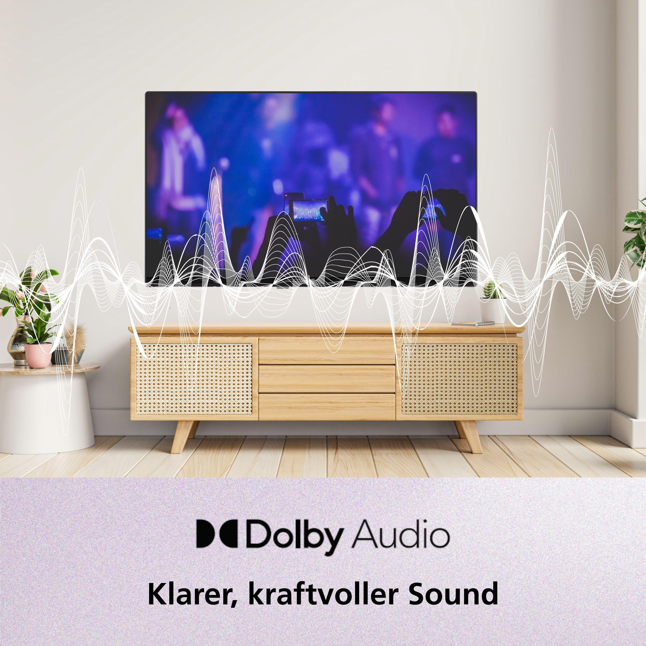 JVC Fernseher 24 Zoll Android Smart TV - HDR Fernseher mit HD Auflösung, Bluetooth und Triple-Tuner, LED TV LT-24VAHM355 (2026) - Image 5