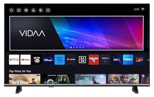 JVC Fernseher 40 Zoll Smart TV VIDAA LT-40VDF5455 Full HD Fernseher, HDR TV mit integriertem Triple-Tuner, LED TV schwarz - Image 11