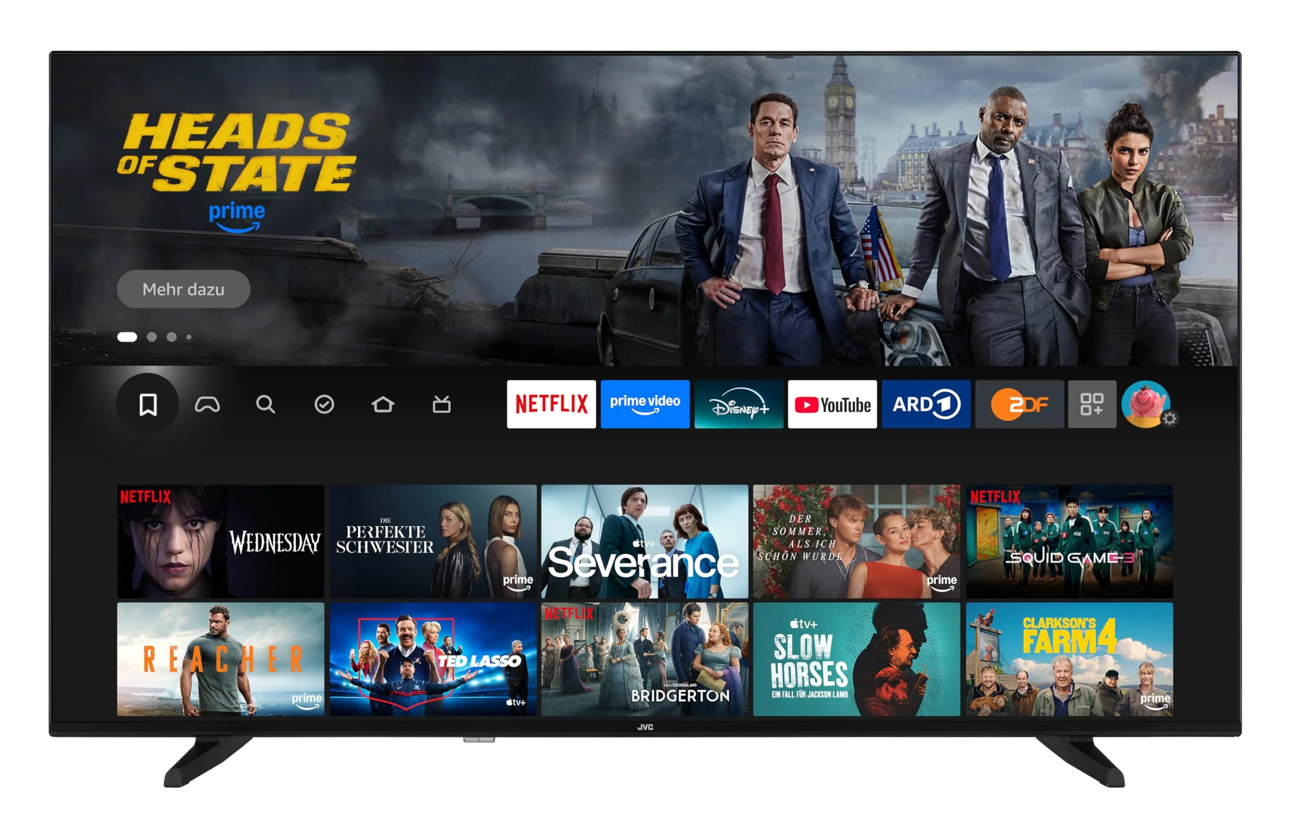 JVC Fernseher 55 Zoll Fire TV 4K QLED Smart TV mit Dolby Vision HDR, Dolby Atmos, Alexa Sprachsteuerung und Triple Tuner, UHD Fernseher LT-55VRQ3555 (2026) - Image 14