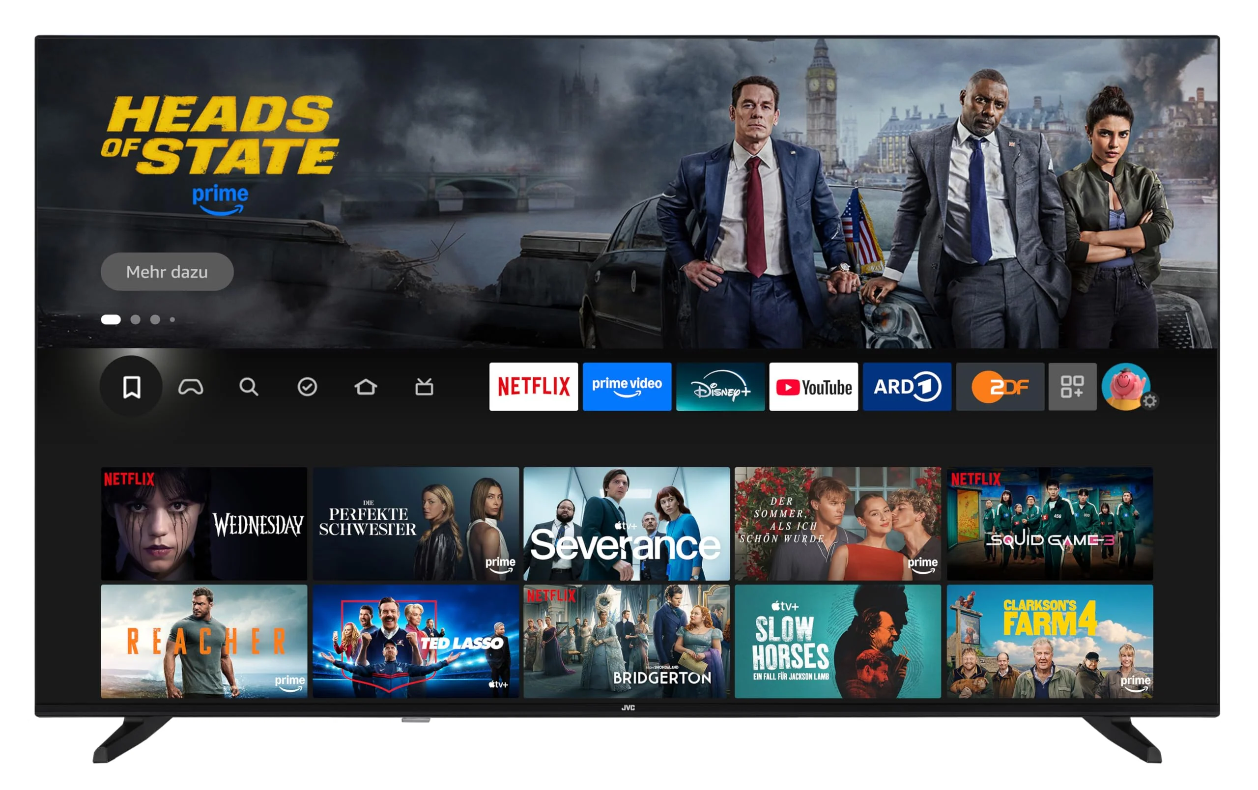 JVC Fernseher 65 Zoll Fire TV 4K QLED Smart TV mit Dolby Vision HDR, Dolby Atmos, Alexa Sprachsteuerung und Triple Tuner, UHD Fernseher LT-65VRQ3555 (2026) - Image 14