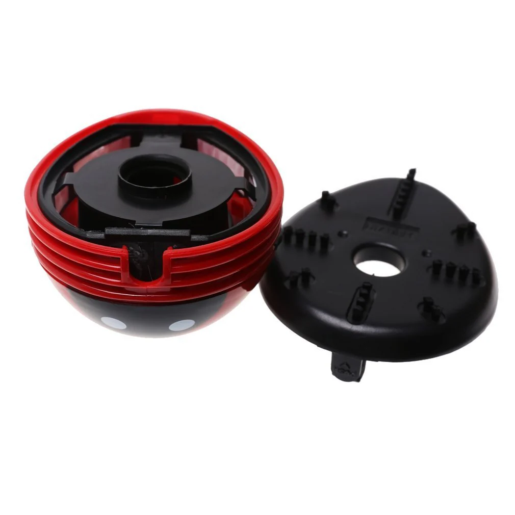 Jzhen Mini Tischsauger, Elektrischer Tisch-Staubsauger, Marienkäfer Design Staub Reiniger(Rot) - Image 7
