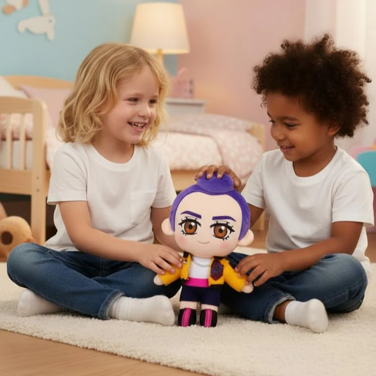 K-pop Demon Hun-ters Plüschtier, 23cm Rumi Kuscheltier für Kinder und Erwachsene, Geschenk für Fans, Weihnachtsdekoration, Sammlerstück - Image 4