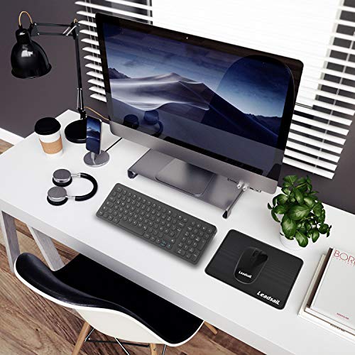 Kabellose Tastatur und Maus, LeadsaiL Tastatur Maus Set Kabellos, Flüsterleiser Tastenanschlag, 2.4 GHz QWERTZ Deutsches Layout mit 2-in-1 USB Nano Empfänger, für PC, Desktop, Laptop, Windows, Mac - Image 2