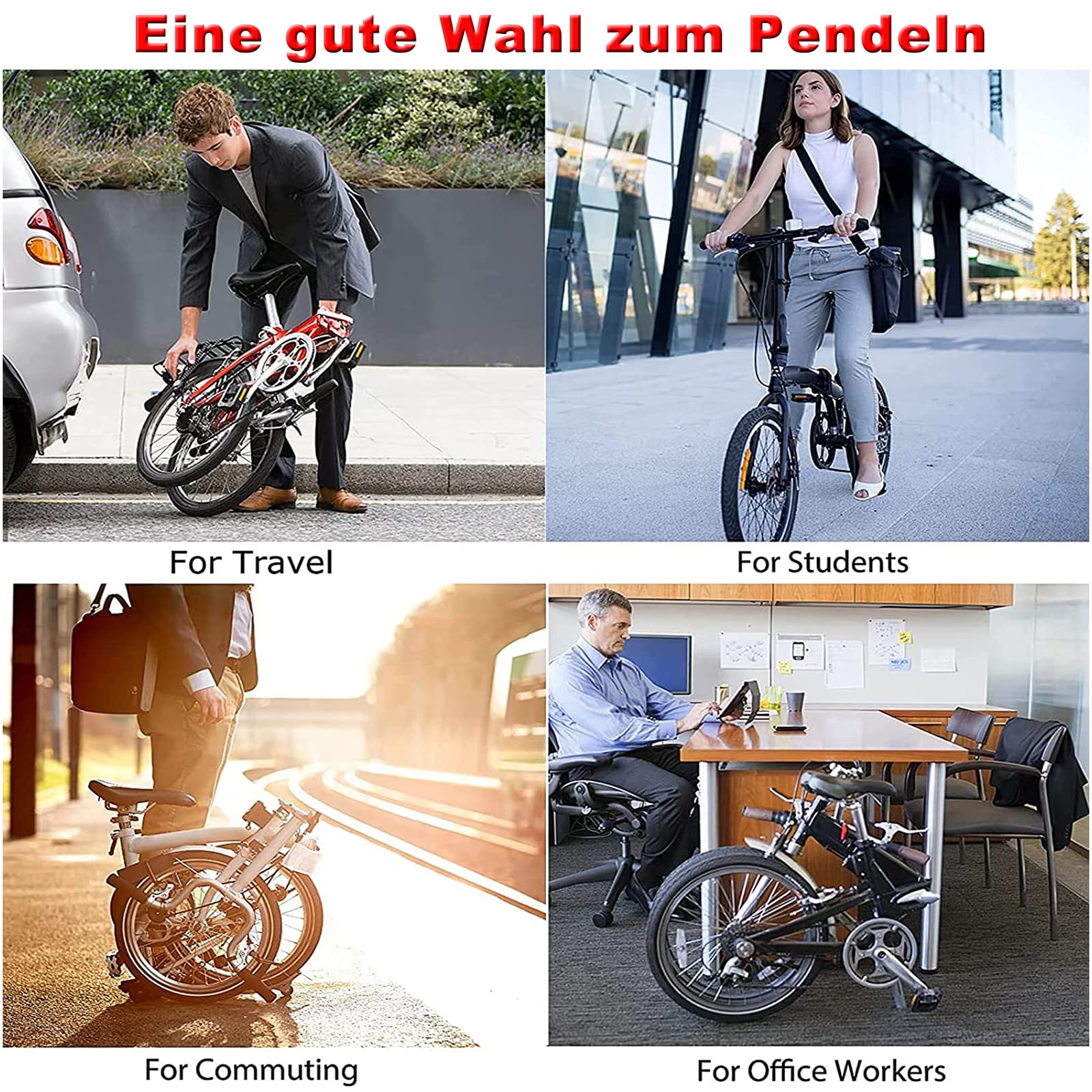 KABON Neues Upgrade Faltrad, 20 Zoll Carbon Fiber Rahmen mit Carbon Laufradsatz 9 Speed Mini City Bike Faltbares Fahrrad für Frauen Erwachsene Männer Ultra-Light (Schwarz) - Image 7