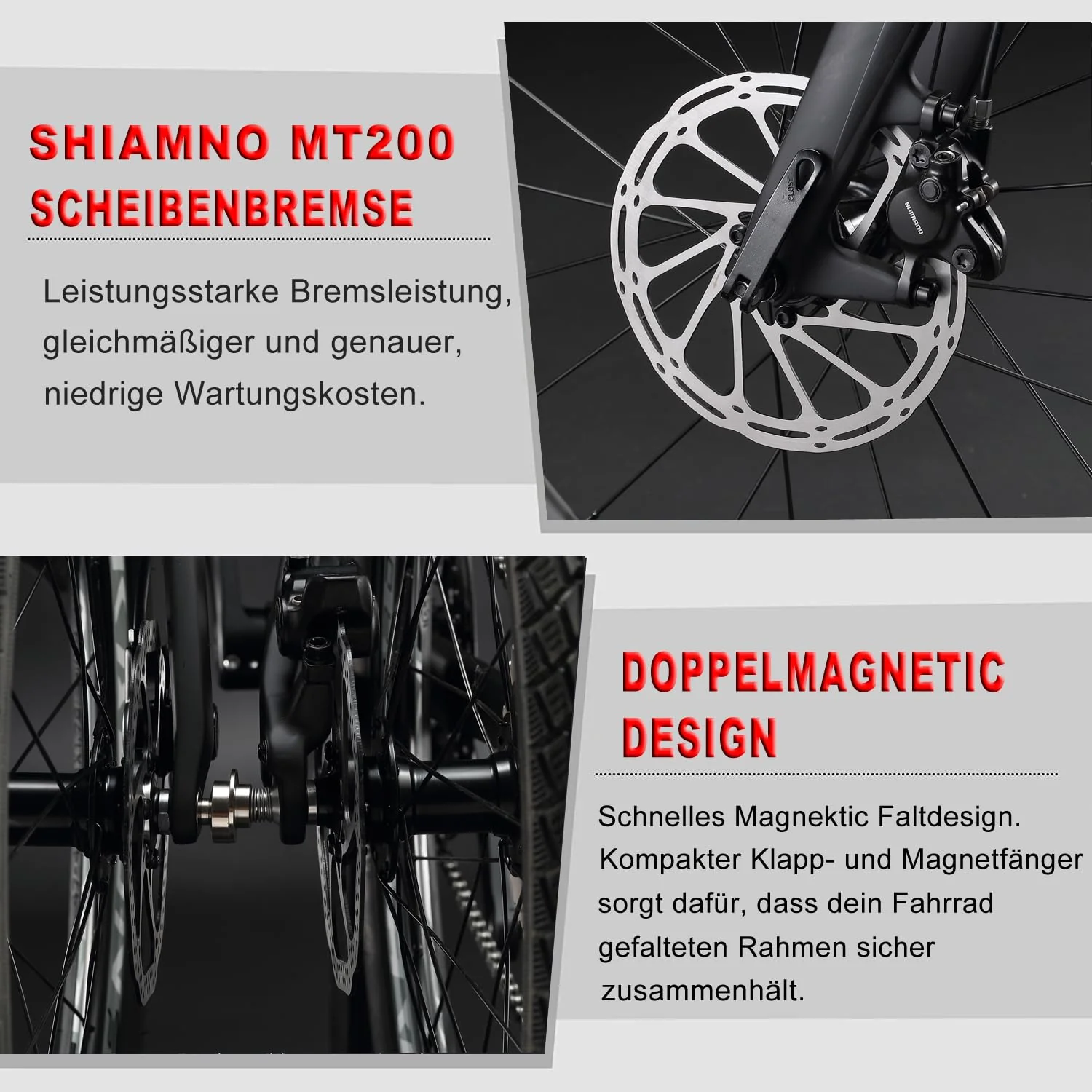 KABON Voll Carbon Faltrad, Leichtes 20 Zoll Carbonfaser Rahmen Klapprad mit 11 Gang Hydraulische Scheibenbremse Fahrrad mit Carbon Laufradsatz für Unisex-Erwachsene (Chamäleon Blau) - Image 3