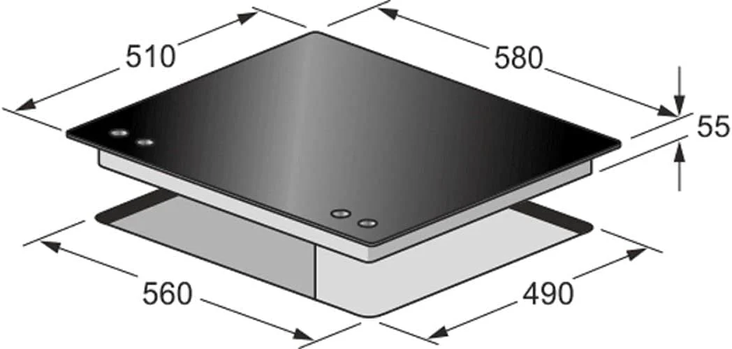 Kaiser Set - Backofen EH 6326 SP, Gaskochfeld KCG 6380, Dunstabzugshaube AT 6438 F ECO - Image 2