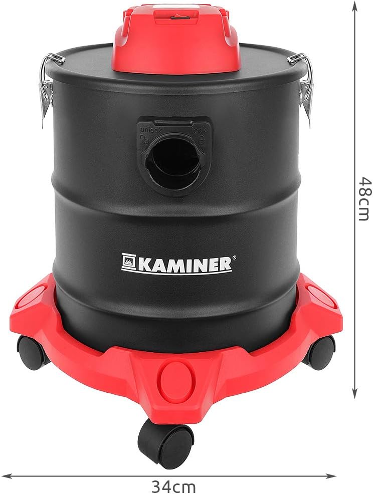 KAMINER Aschesauger Doppel-Filter-System kalte warme Asche Ofen 10927 - Image 2