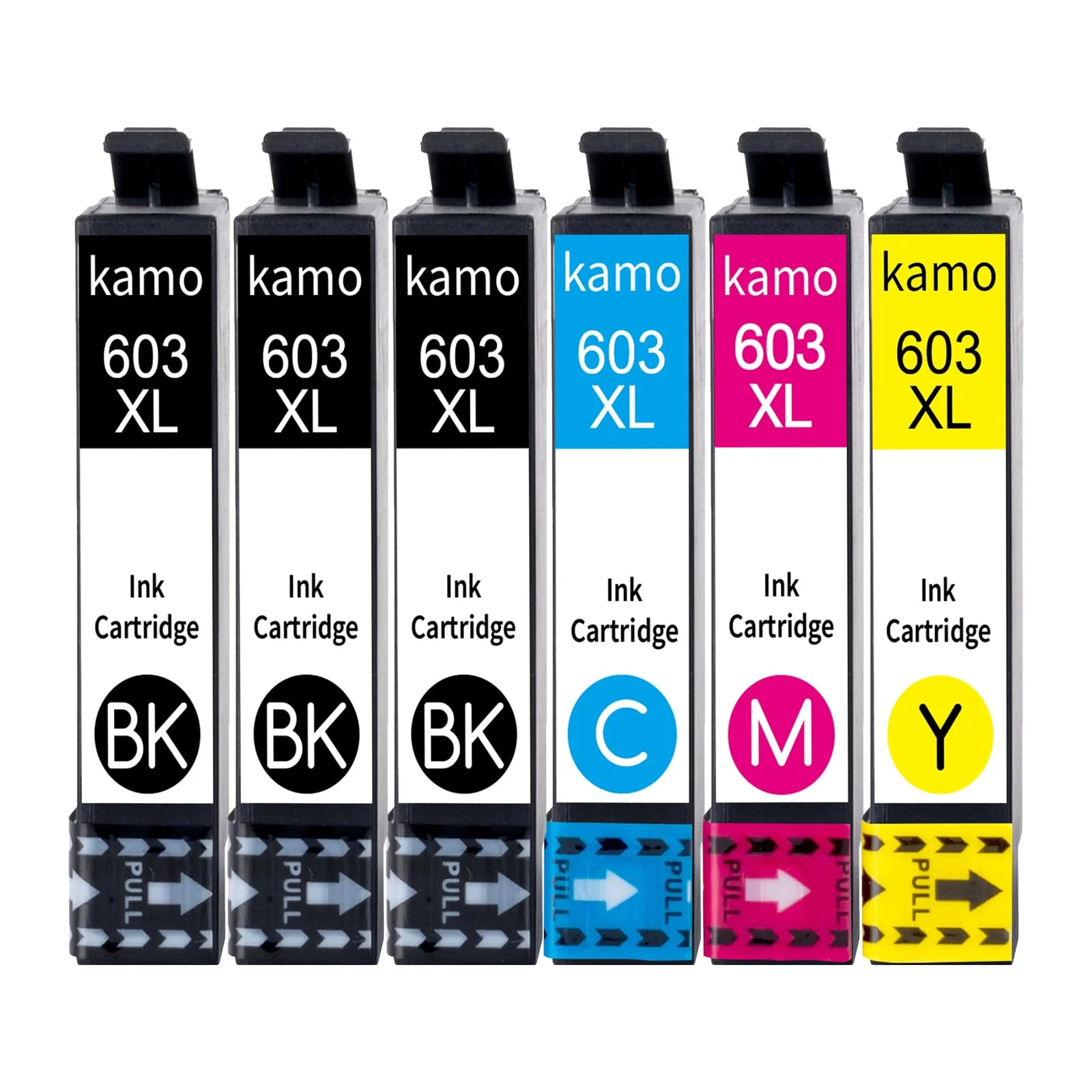 Kamo 603 XL Patronen (6er-Pack) Kompatibel mit Epson 603 603XL Druckerpatronen, für Expression Home XP-2105 XP-2150 XP-3100 XP-3105 XP-3150 XP-4100 XP-4155, Workforce WF-2830 WF-2835 WF-2840 WF-2850 - Image 2