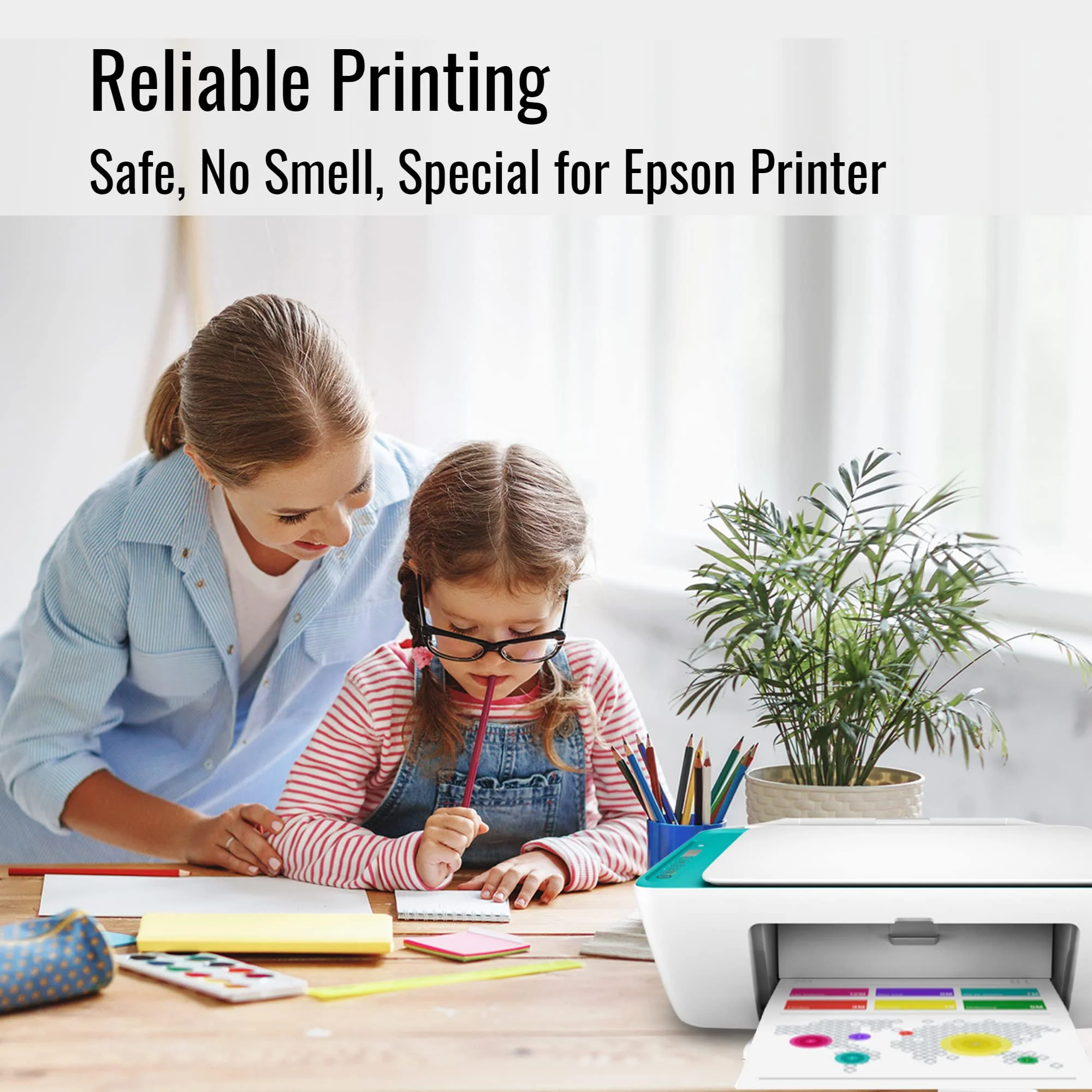 Kamo 603 XL Patronen (6er-Pack) Kompatibel mit Epson 603 603XL Druckerpatronen, für Expression Home XP-2105 XP-2150 XP-3100 XP-3105 XP-3150 XP-4100 XP-4155, Workforce WF-2830 WF-2835 WF-2840 WF-2850 - Image 3