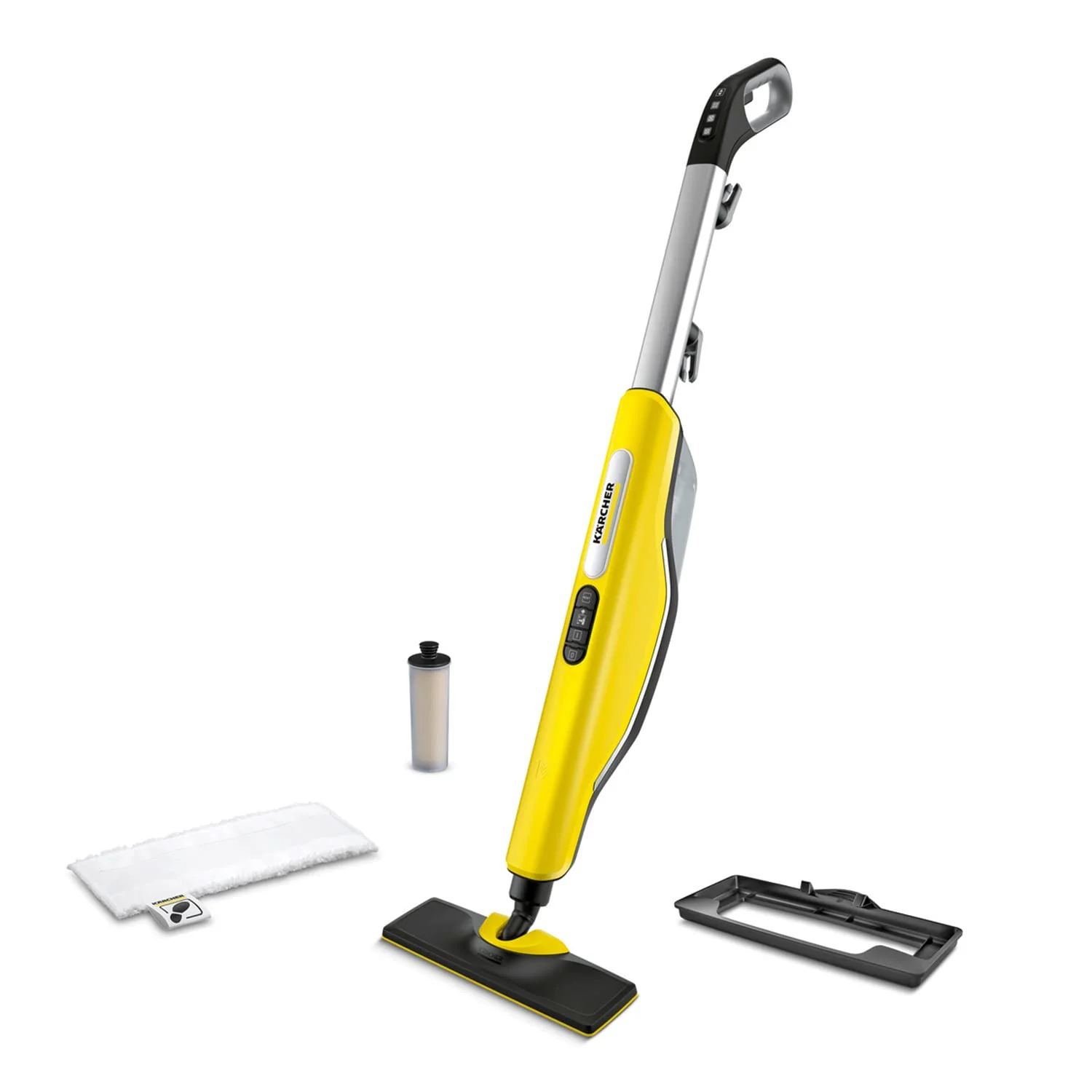 Kärcher Dampfreiniger SC 3 Upright EasyFix, Aufheizzeit: 0,5 min., Flächenleistung: ca. 60 m², Tank: 0,5 l, Heizleistung: 1.600 W, mit Bodendüse, Bodentuch, Teppichgleiter, Entkalkungskartusche - Image 4