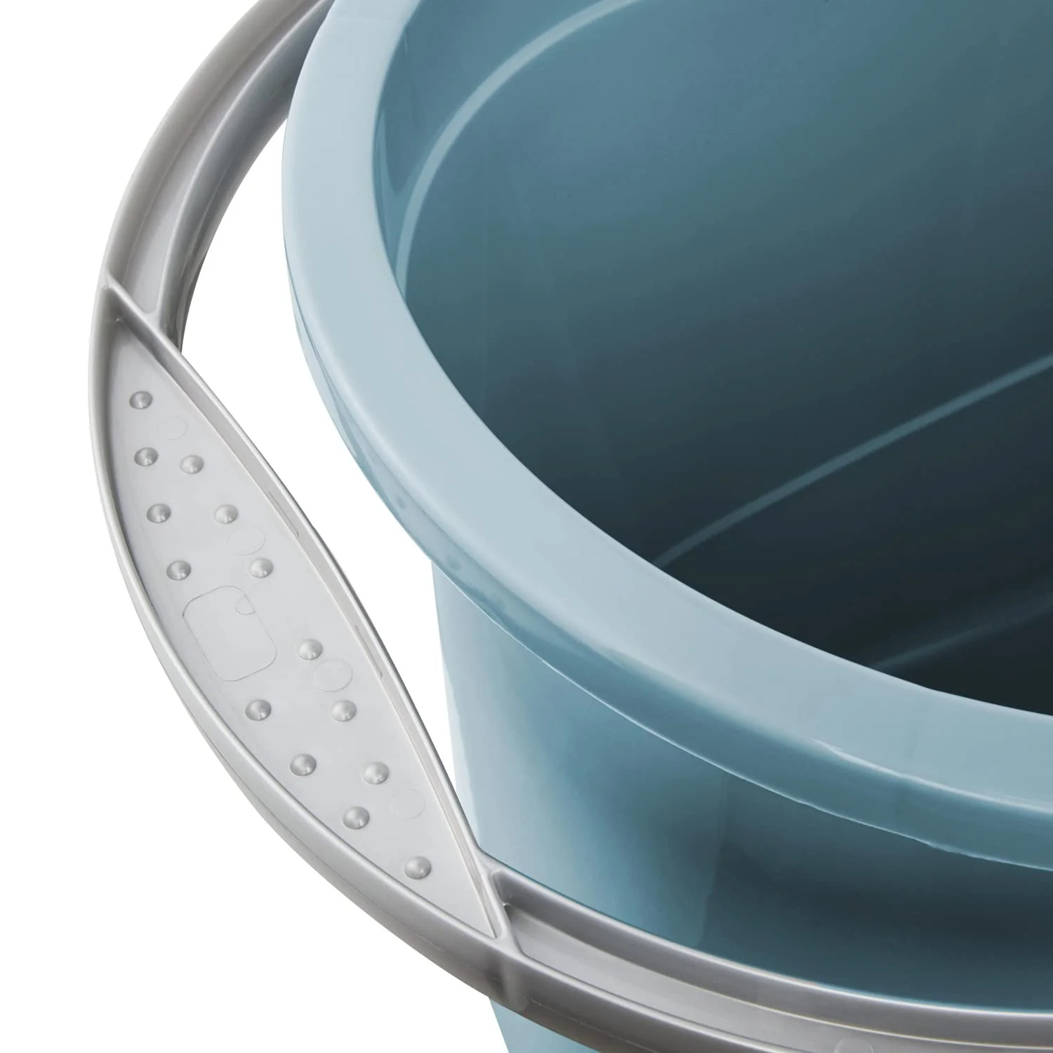 keeeper Putzeimer mit ergonomischem Griff, Griffmulde und Ausguss, Oval, 13 l, Thies, Nordic Blue - Image 6