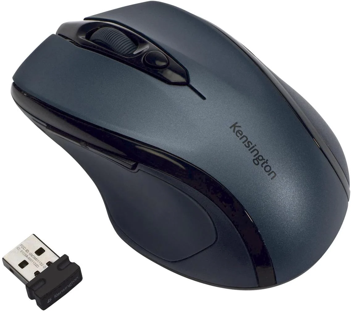 Kensington Pro Fit Optische Kabellose RF 1750dpi schwarz, grau – Maus (RF Wireless, Büro, Rad, optisch, PC, Schwarz, Grau) - Image 2
