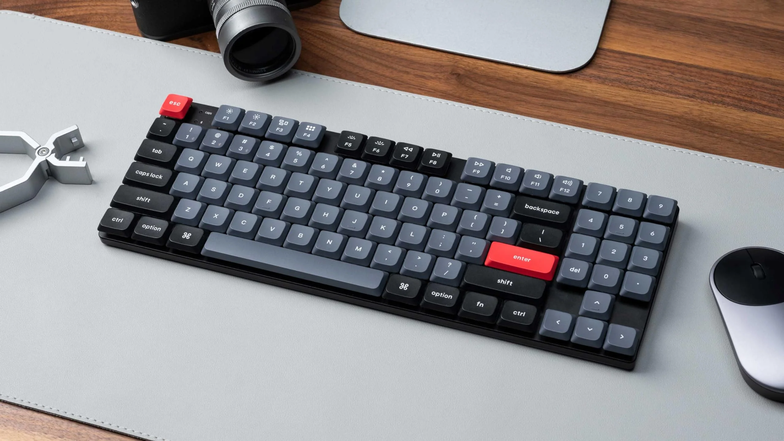 Keychron K13 Pro QMK/VIA Ultradünne benutzerdefinierte kabellose mechanische Tastatur Hot-Swap-RGB-Hintergrundbeleuchtung Roter Schalter Gateron - Image 6