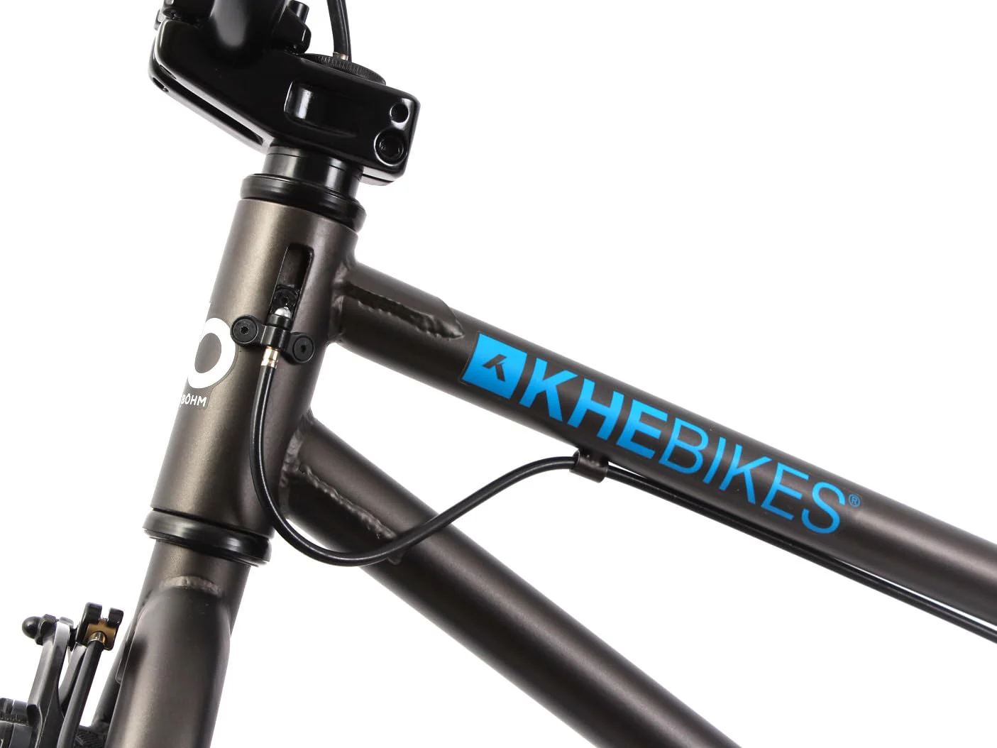 KHEbikes BMX Fahrrad Chris BÖHM, 20 Zoll, patentierter Affix 360° Rotor, matt dunkelgrau, leichtes Gewicht - nur 11,3kg! - Image 5
