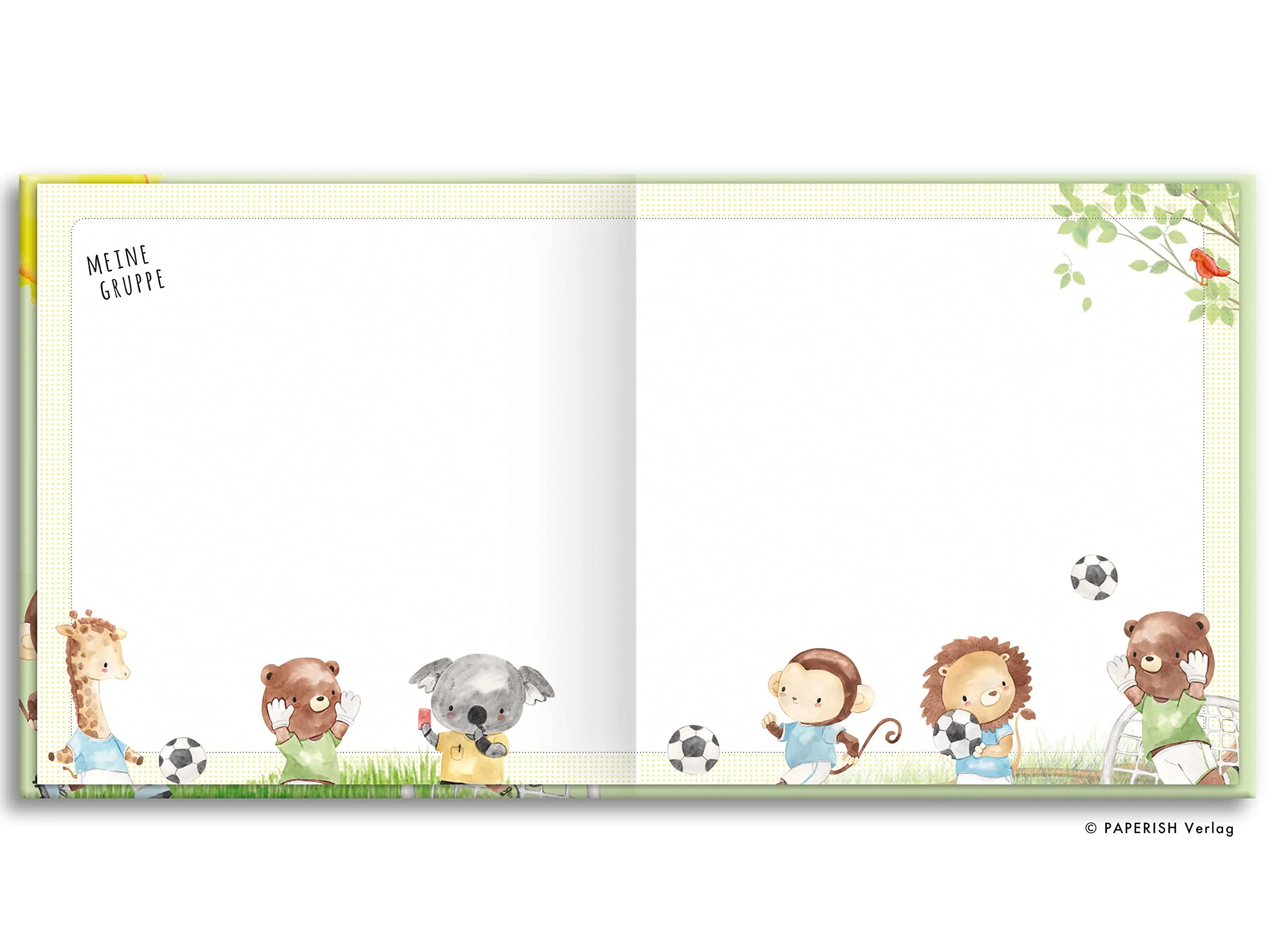 Kindergartenfreunde - Fußball: ein Album für meine ersten Freunde (Freundebuch Kindergarten 3 Jahre) PAPERISH® - Image 2