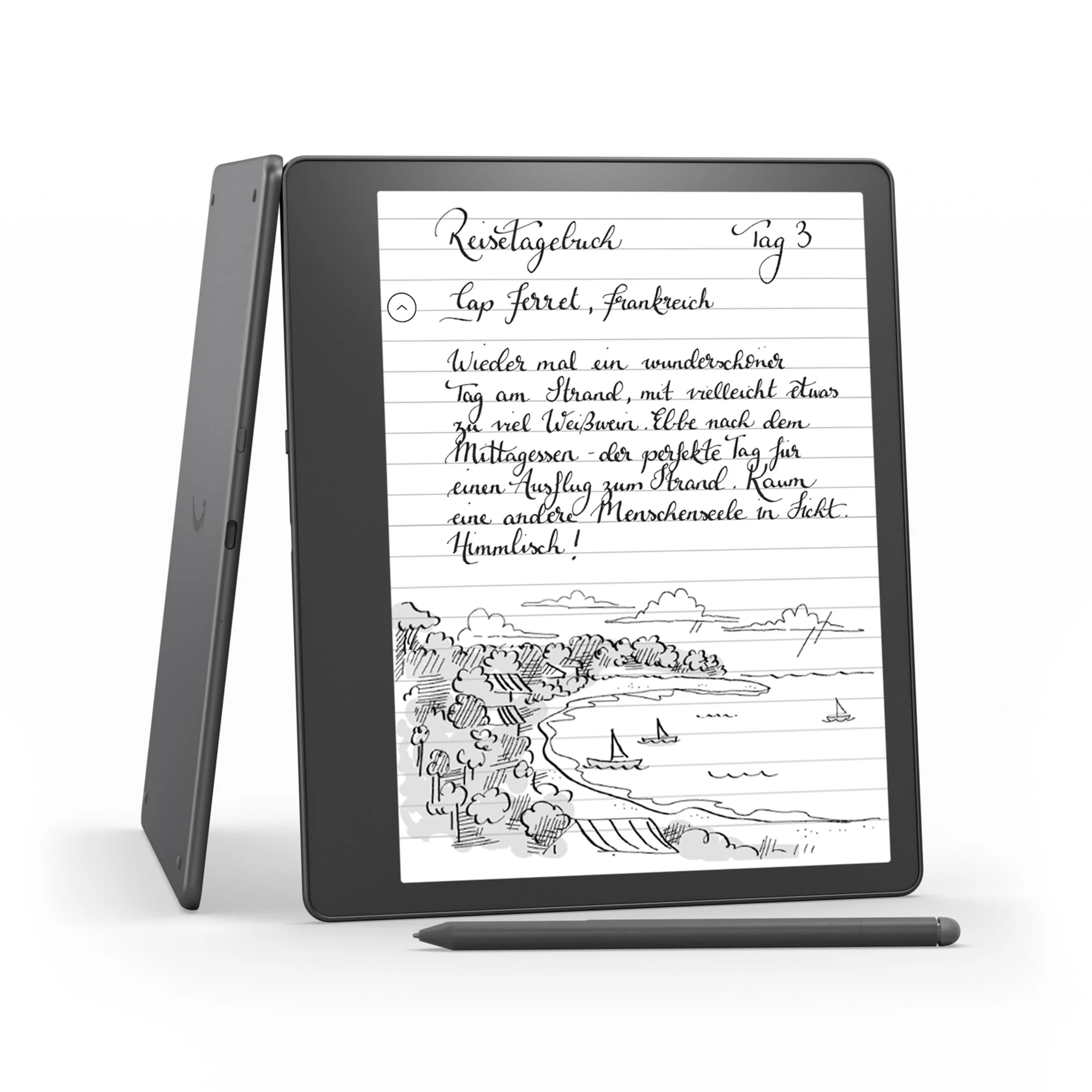 Kindle Scribe (2022) - 16 GB – der erste Kindle, der auch ein digitales Notizbuch ist – mit Paperwhite-Bildschirm (10,2 Zoll, 300 ppi) und Standard-Eingabestift - Image 3