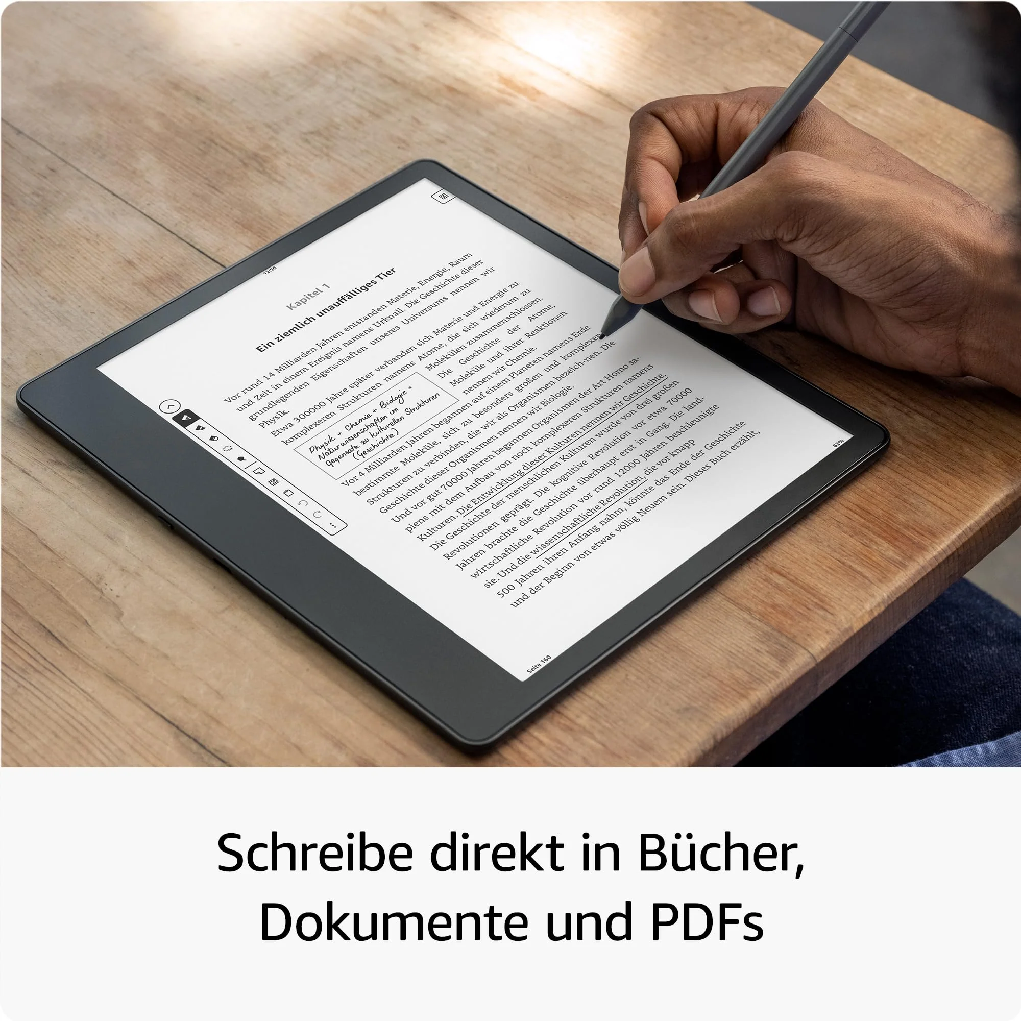 Kindle Scribe (2022) - 16 GB – der erste Kindle, der auch ein digitales Notizbuch ist – mit Paperwhite-Bildschirm (10,2 Zoll, 300 ppi) und Standard-Eingabestift - Image 4