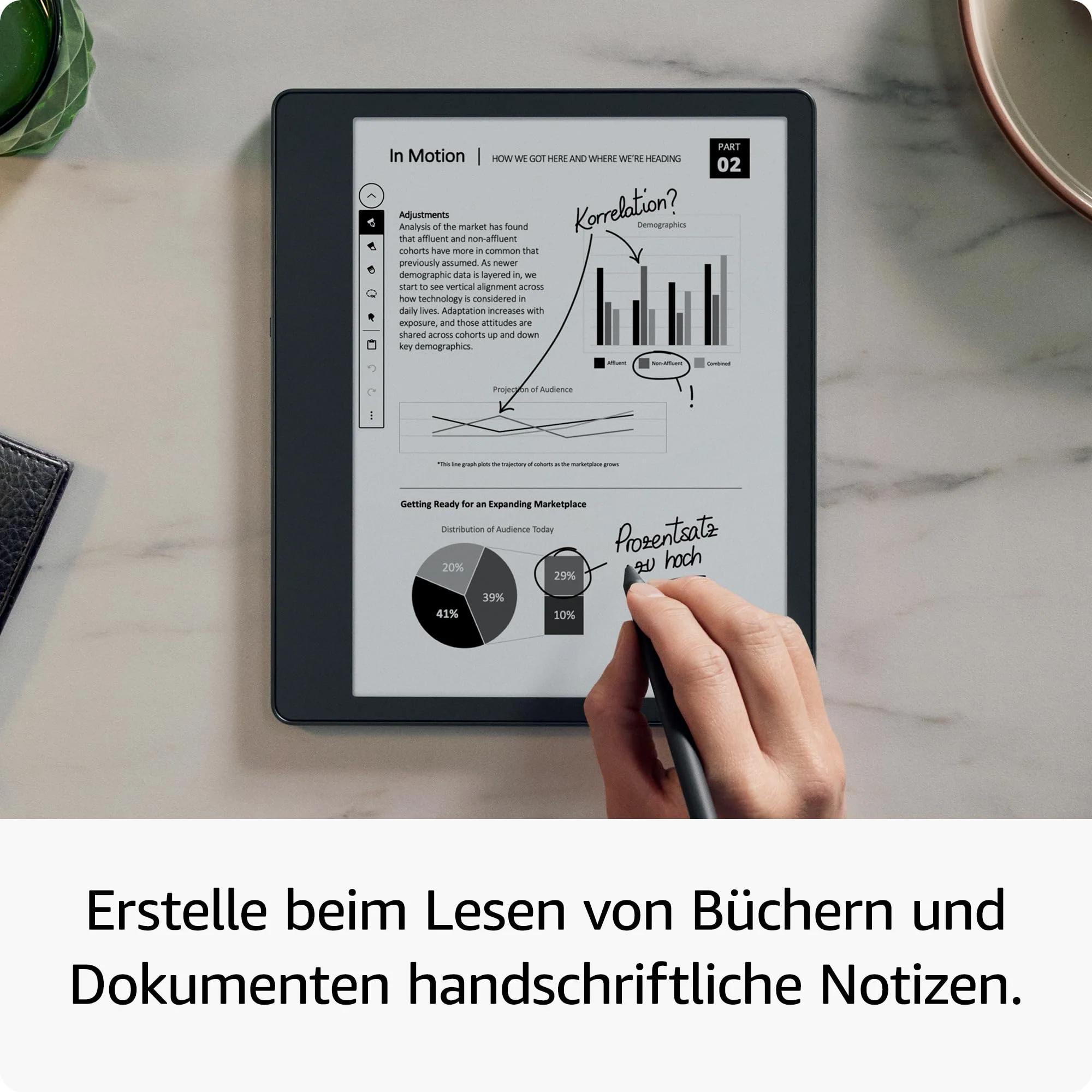 Kindle Scribe (2022) - 16 GB – der erste Kindle, der auch ein digitales Notizbuch ist – mit Paperwhite-Bildschirm (10,2 Zoll, 300 ppi) und Standard-Eingabestift - Image 7