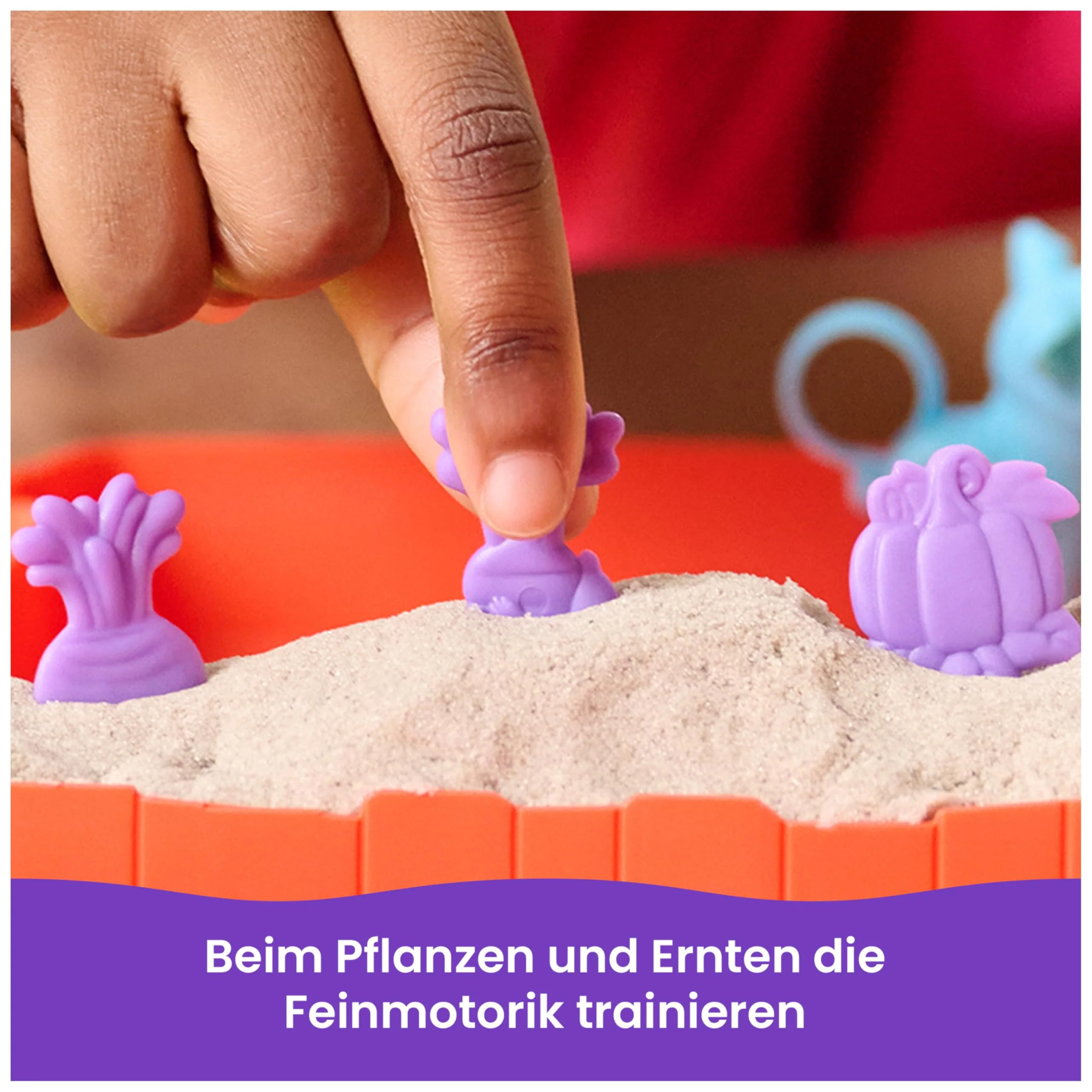 Kinetic Sand Sandy Farm Set - mit 340 g magischem Sand aus Schweden, 2 Stempeltieren, 1 Traktor und Zubehör für kreatives Indoor-Sandspiel, ab 3 Jahren - Image 8