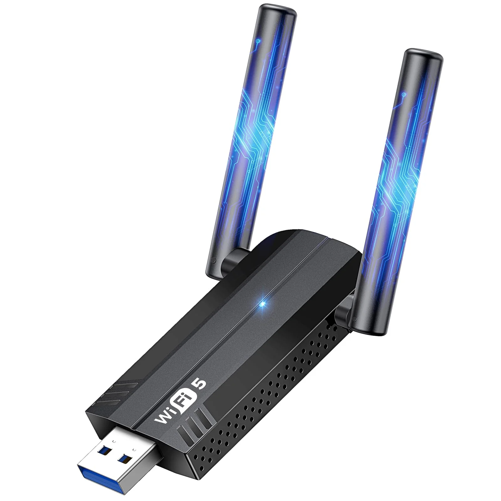 KiWiBiRD WLAN USB 3.0 Stick WiFi Adapter für PC, 1300Mbps Dual Band 5G Hz 2.4G Internet Empfänger Dongle mit 5dBi Antenne Kompatibel mit Computer Desktop Laptop Windows 11/10/8.1/7/Vista/XP - Image 6