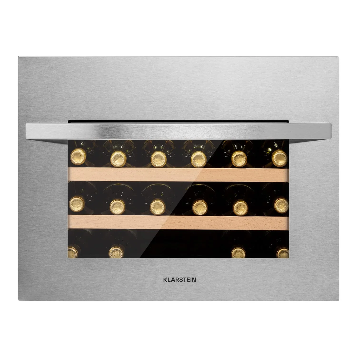 Klarstein Einbau-Weinkühlschrank, 1 Zonen Getränkekühlschrank Klein, Kleiner Weinschrank, 51L Wein-Kühlschrank Klein mit Glastür & Top-Down Tür, Flaschenkühlschrank Wine Fridge für 24 Flaschen - Image 7
