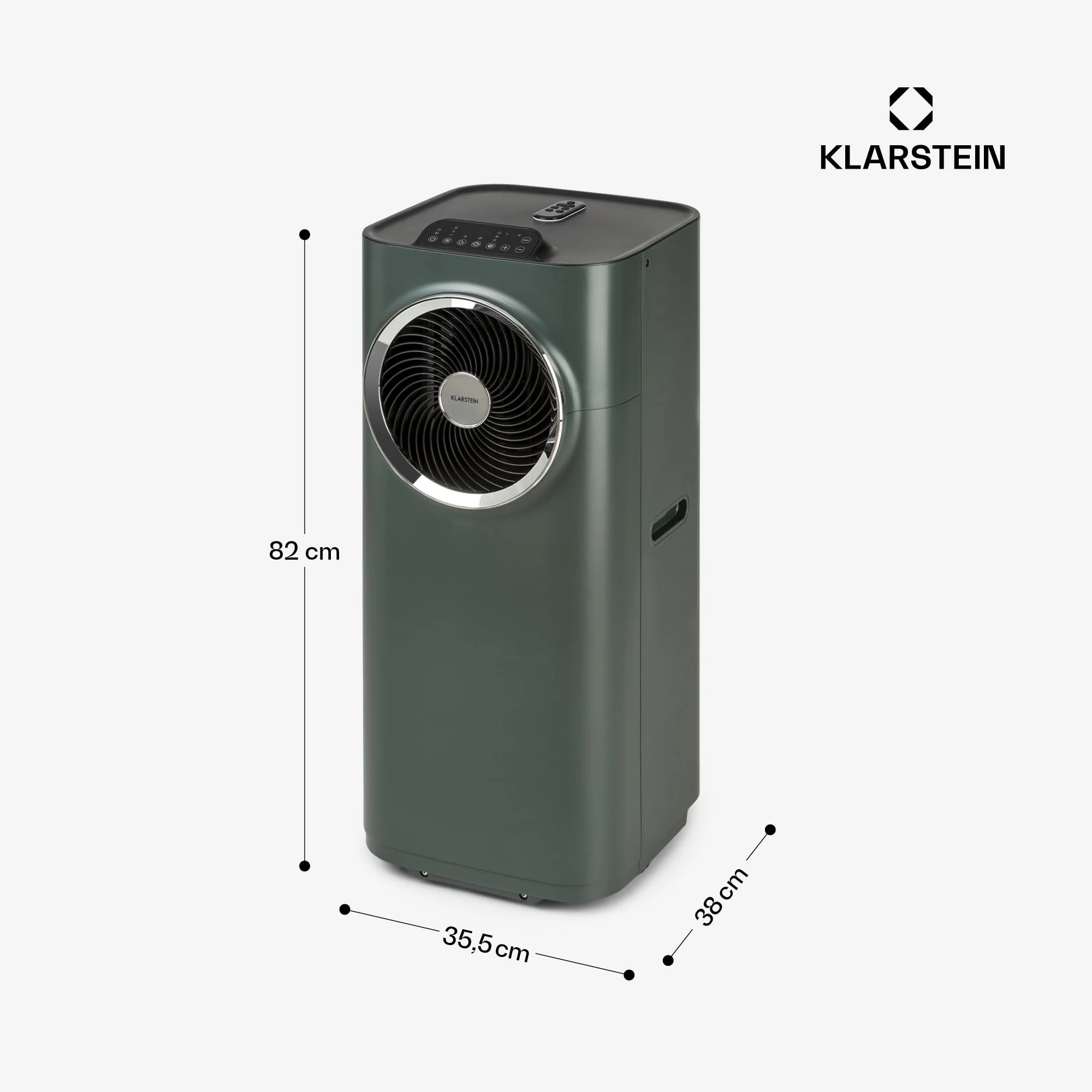 Klarstein Mobile Klimaanlage mit Abluftschlauch, 5-in-1 Klimagerät, Ventilator, Luftentfeuchter, Luftreiniger & Nachtmodus, App-Steuerung, Kleine & Portable Klimaanlage für Wohnung & Büro, 10000 BTU - Image 6