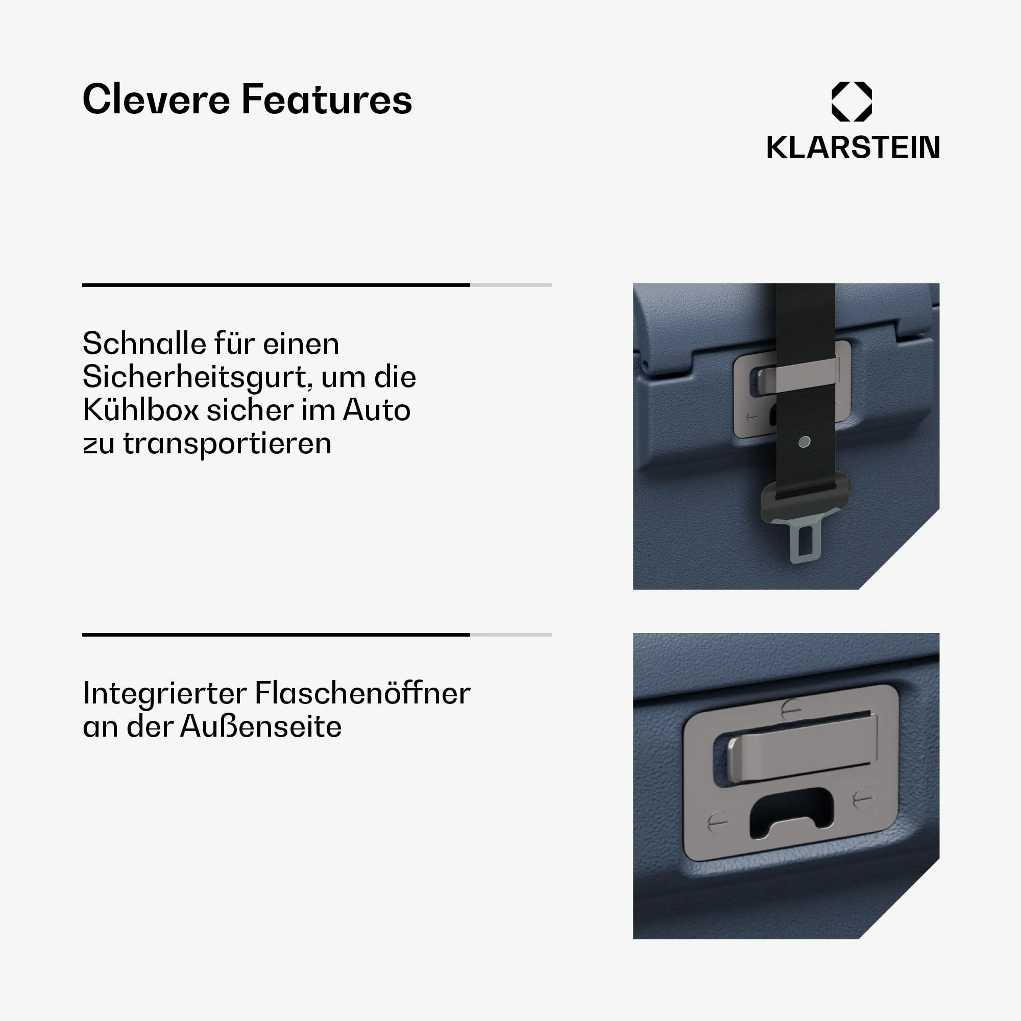 Klarstein SwiftFrost 12L Kompressor Kühlbox mit Gefrierfach – tragbare elektrische Kühlbox, LED-Anzeige, Dual Power (12 V/230 V), –20 °C bis 20 °C, ECO- und MAX-Modus, ideal für Camping und Auto - Image 7
