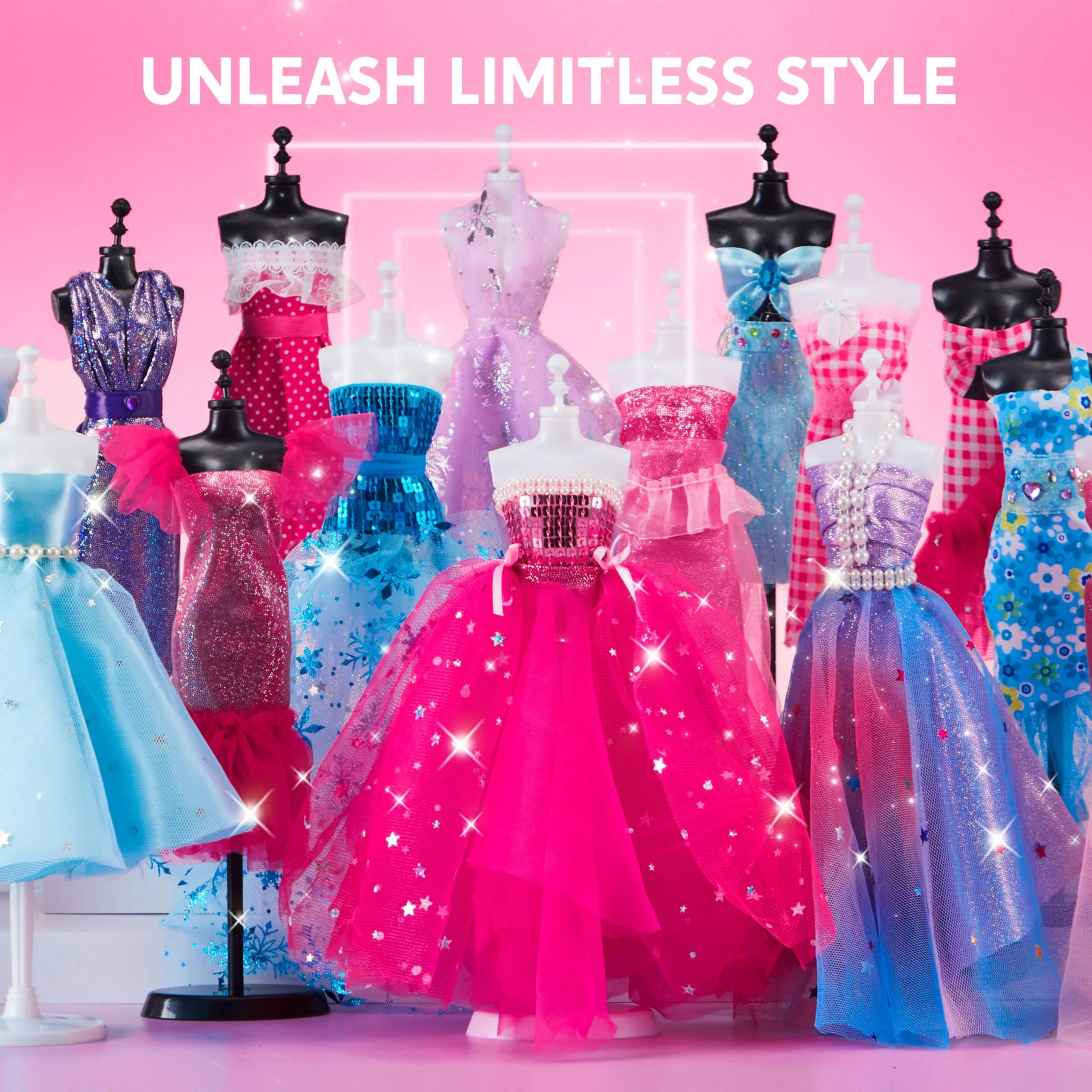 Klever Kits 400+ Stücke Modedesign Mädchen,Fashion Design Basteln Mädchen Nähset Set mit 3 Mannequins,Geschenke Mädchen 8 9 10 11 12+Jahre,Kreativ Set Bastelset für Kinder ab 8+ Jahre - Image 8