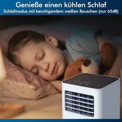 KLIM K9000-3-in-1 mobile KLIMaanlage - NEU - mit integrierter Entfeuchtungsfunktion, Ventilator und Kühlmodus - Fernbedienung - 9000 BTU tragbare KLIMaanlage mobil - 5 JAHRE SCHUTZ - Image 4
