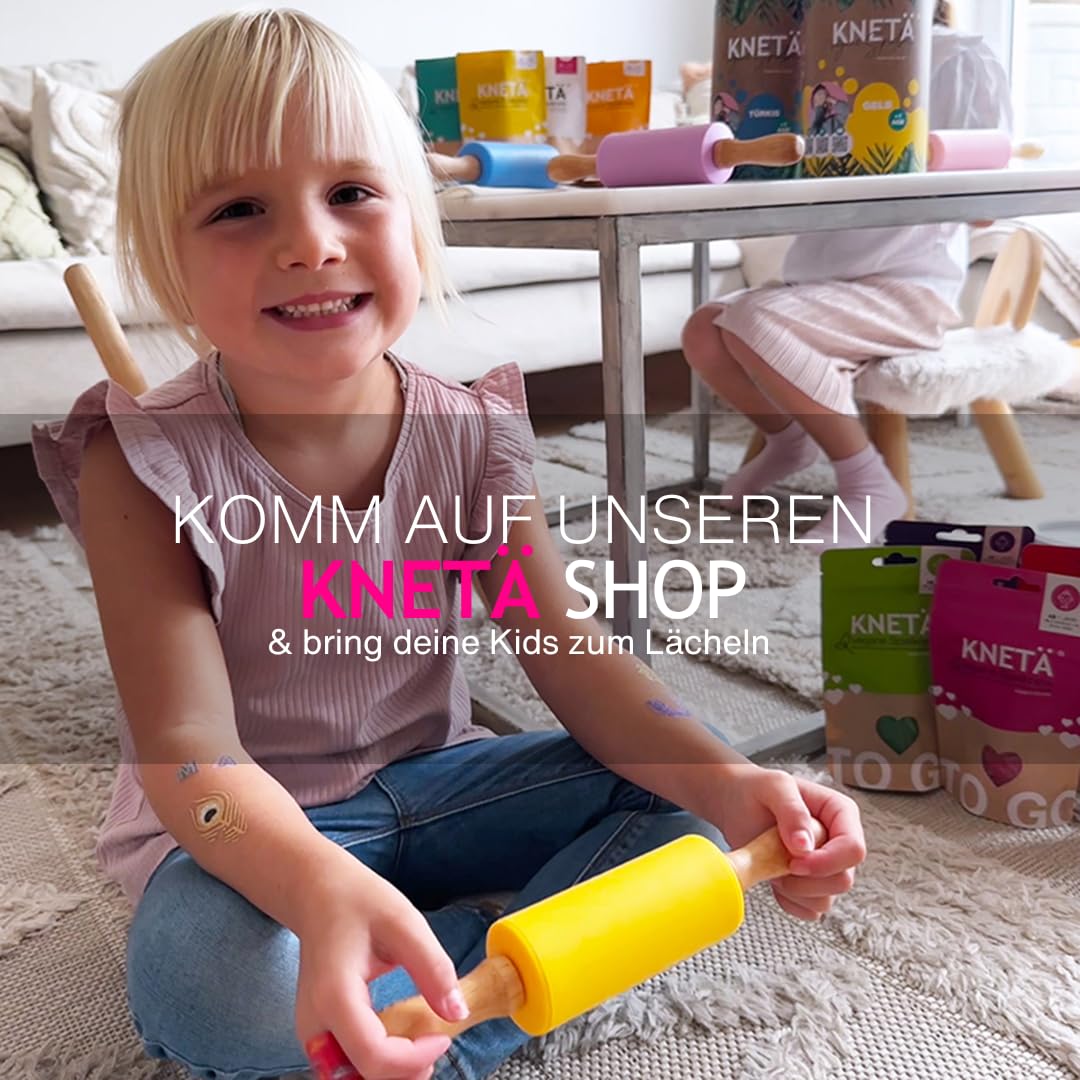 KNETÄ Vegane Spielknete (8X 50g Bag Sets) I Knete für Kinder ab 1 Jahr I Ungiftig I Knete Kleinkinder I Knet Set … - Image 2