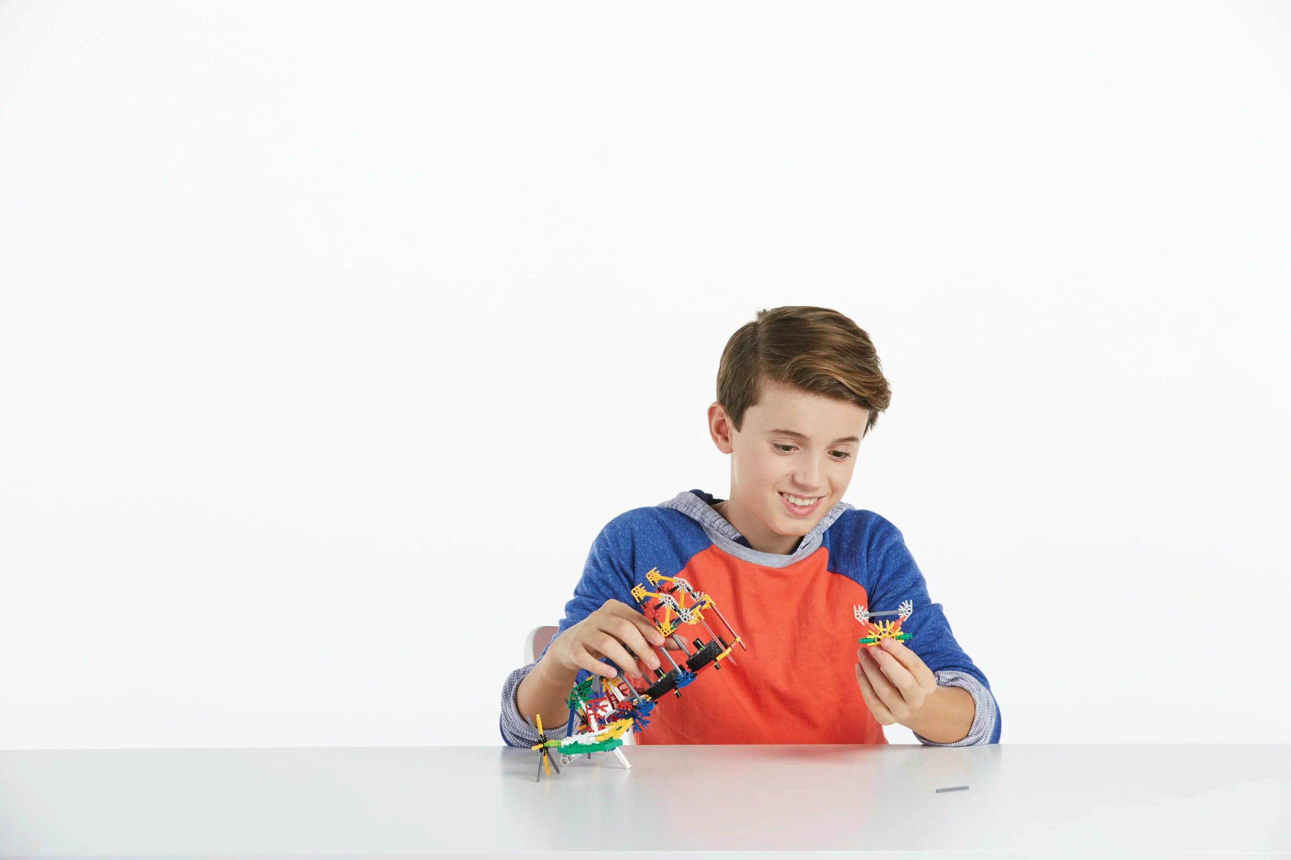 K'Nex Basic Fun Fantasie-Kreationsbereich 50 Modelle Baukasten, 417-teiliges Lernset, Technikspielzeug für Kinder, Konstruktionsspielzeug ab 5 Jahren, inkl. Aufbewahrungsbox - Image 6