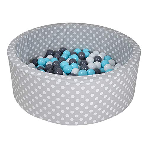 Knorrtoys 56764 - Bälleset ca. Ø6 cm - 100 balls/creme/grey/lightblue - Image 3