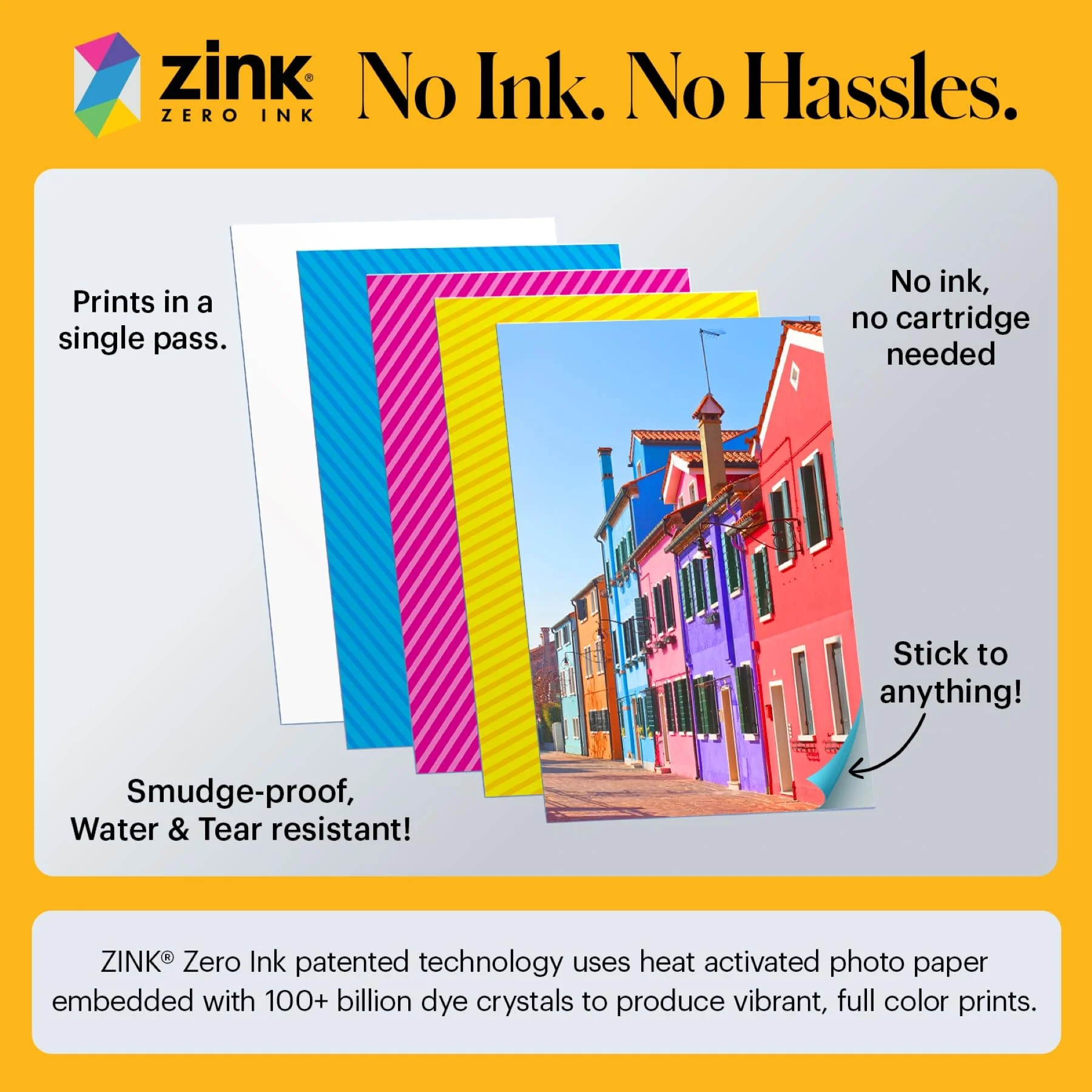 KODAK Step Sofort-Smartphone-Fotodrucker - Tragbarer Mini-Farb-Mobilfotodrucker - Zink 2x3” Klebefotos - Bluetooth-kompatibel mit iOS- & Android-Geräten - Spaßige Bearbeitungs-App - Rosa - Image 6