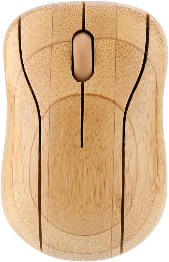 Komfortable kabellose Maus, Bambus-Bambus-Tastatur, ultradünnes Holz für Windows/Ios/Android - Image 4