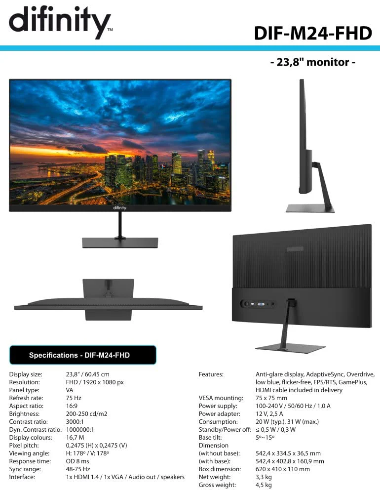 Komplett PC Set Intel i7 4770 8-Thread 3.90 GHz Business Office Multimedia Computer mit 3 Jahren Garantie! |3.8 GHz | 16GB | 512 GB SSD | DVD±RW | USB3 | Windows 11 Prof. | #7048