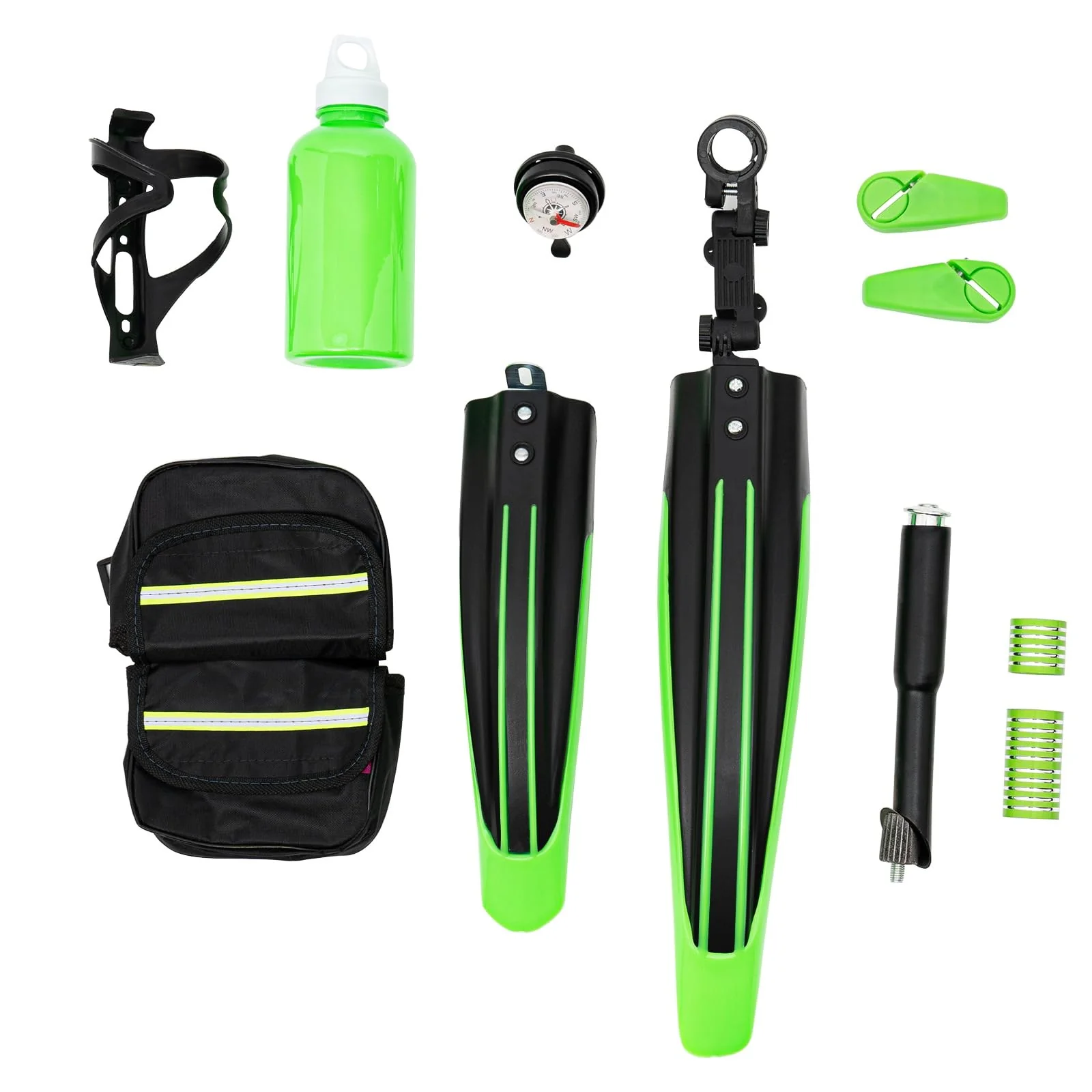 Konfiur Fahrrad, 20 Zoll Mountainbike, Erwachsenes Fahrrad Kinderfahrrad, Doppelscheibenbremse, für Jungen, Mädchen Damen Herren, Maximales Lastgewicht 85KG Grün - Image 2