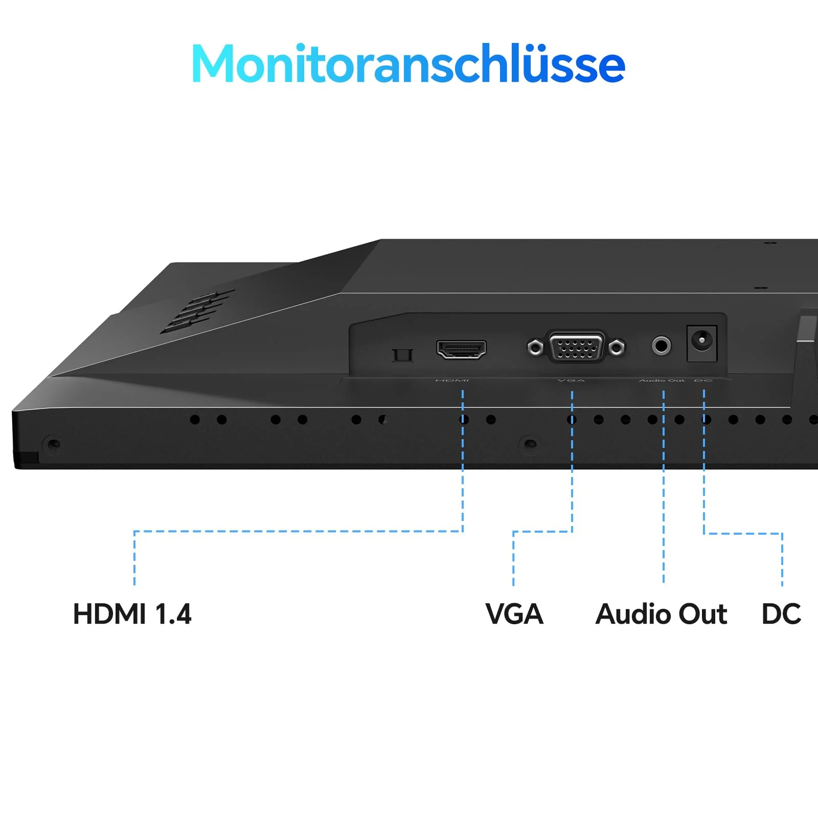 KOORUI E2412F 24 Zoll Monitor, FHD 1920 x 1080 100Hz PC Monitor, HDMI 1.4, Eye Care Bildschirm, 5ms GtG 5° bis 15° neigbar, VESA 100 x 100mm - Image 2