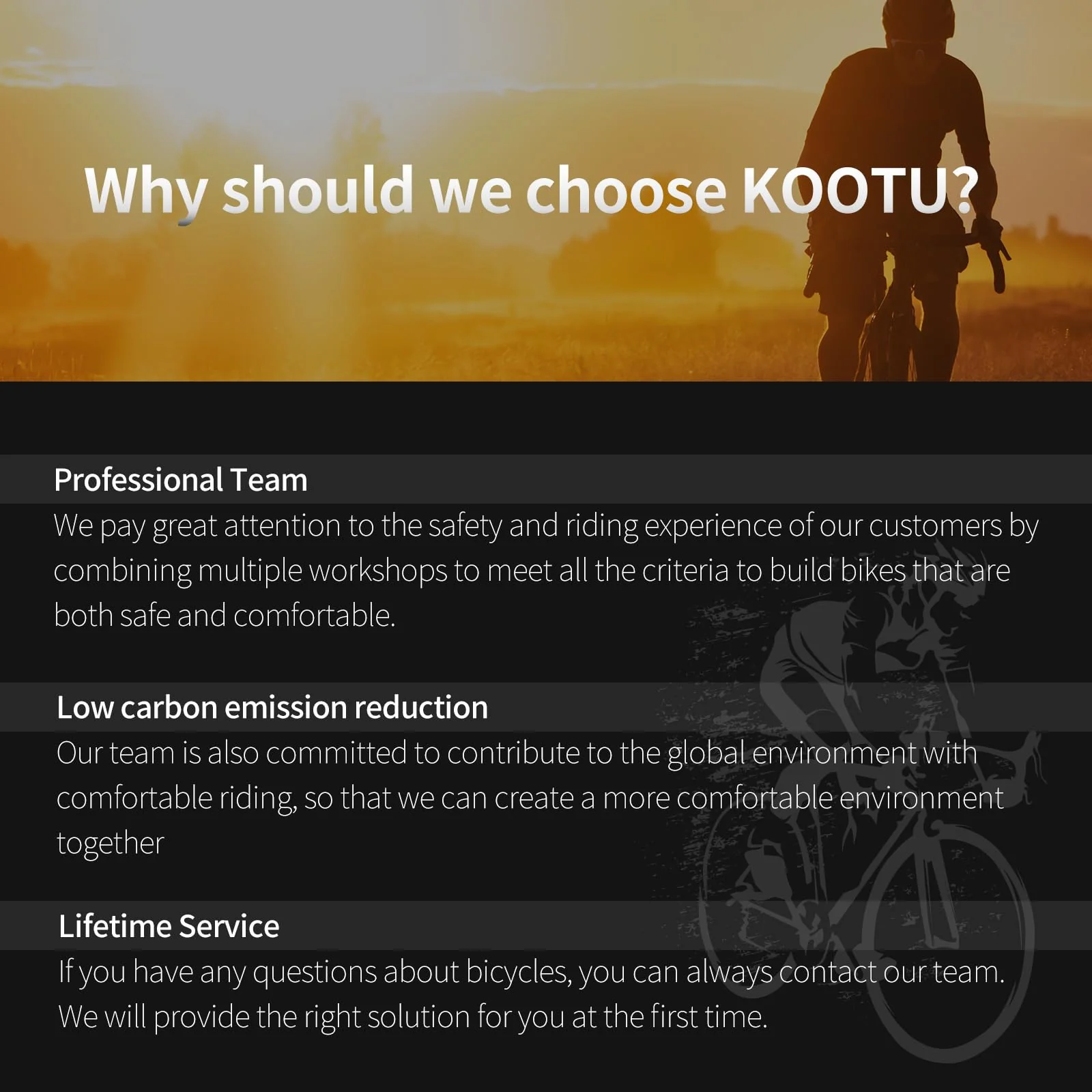KOOTU Carbon Rennrad, T800 Leichtes Carbonfaser-Rahmen-Rennrad mit 105 R7000 22-Gang-Gruppenschaltung und mechanischer Scheibenbremse für Erwachsene. - Image 3