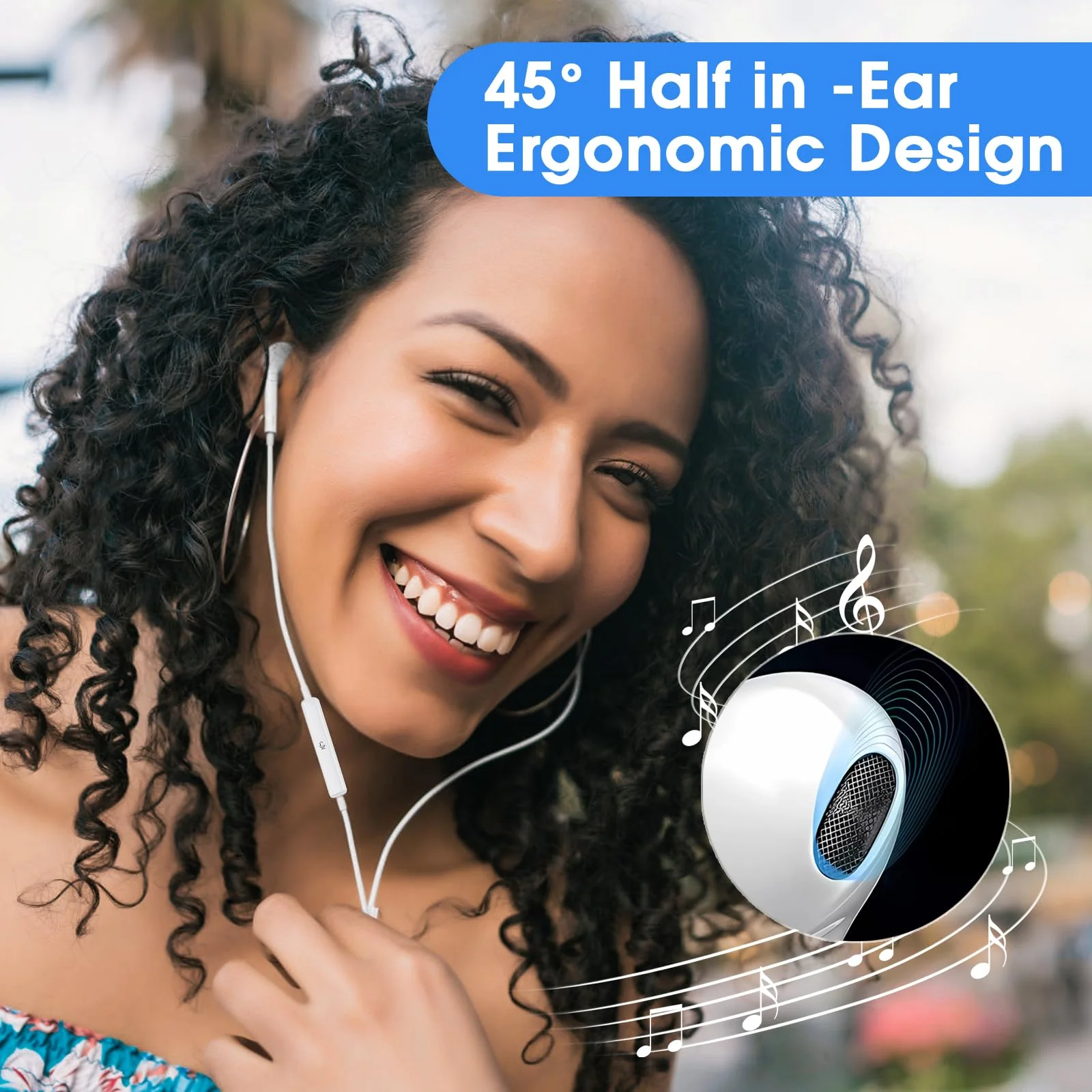 Kopfhörer mit Kabel USB C In Ear Kopfhörer Kopfhörer mit Mikrofon USBC Ohrhörer Typ C Kompatibel mit iPhone 15/15 Plus/15 Pro/15 Pro Max/16/16 Pro/iPad Pro/Air/Samsung Galaxy S24 S23 S22 S21 - Weiß - Image 2