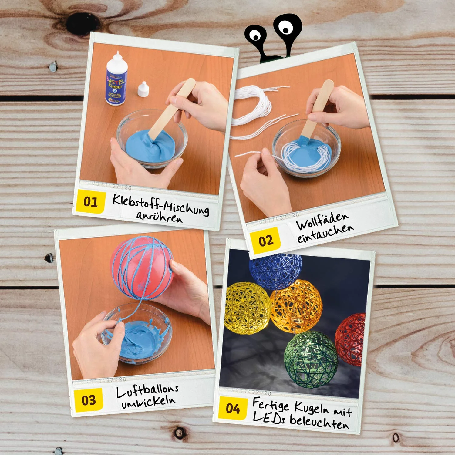 Kosmos 604288 AllesKönnerKiste Lichterkette zum Selbermachen, DIY-Bastelset für Mädchen und Jungen ab 8 Jahren, Geschenk-Set für den Kindergeburtstag, Basteln für Kinder - Image 2