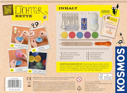 Kosmos 604288 AllesKönnerKiste Lichterkette zum Selbermachen, DIY-Bastelset für Mädchen und Jungen ab 8 Jahren, Geschenk-Set für den Kindergeburtstag, Basteln für Kinder - Image 3