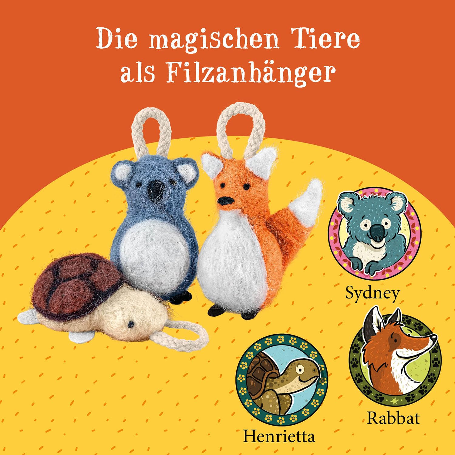 Kosmos 604684 Die Schule der magischen Tiere - Tiere filzen, AllesKönnerKiste zum basteln von Schlüssenanhängern aus Filz, Filz Set für 3 Anhänger, Filzen Starterset für Kinder ab 8 Jahren - Image 3