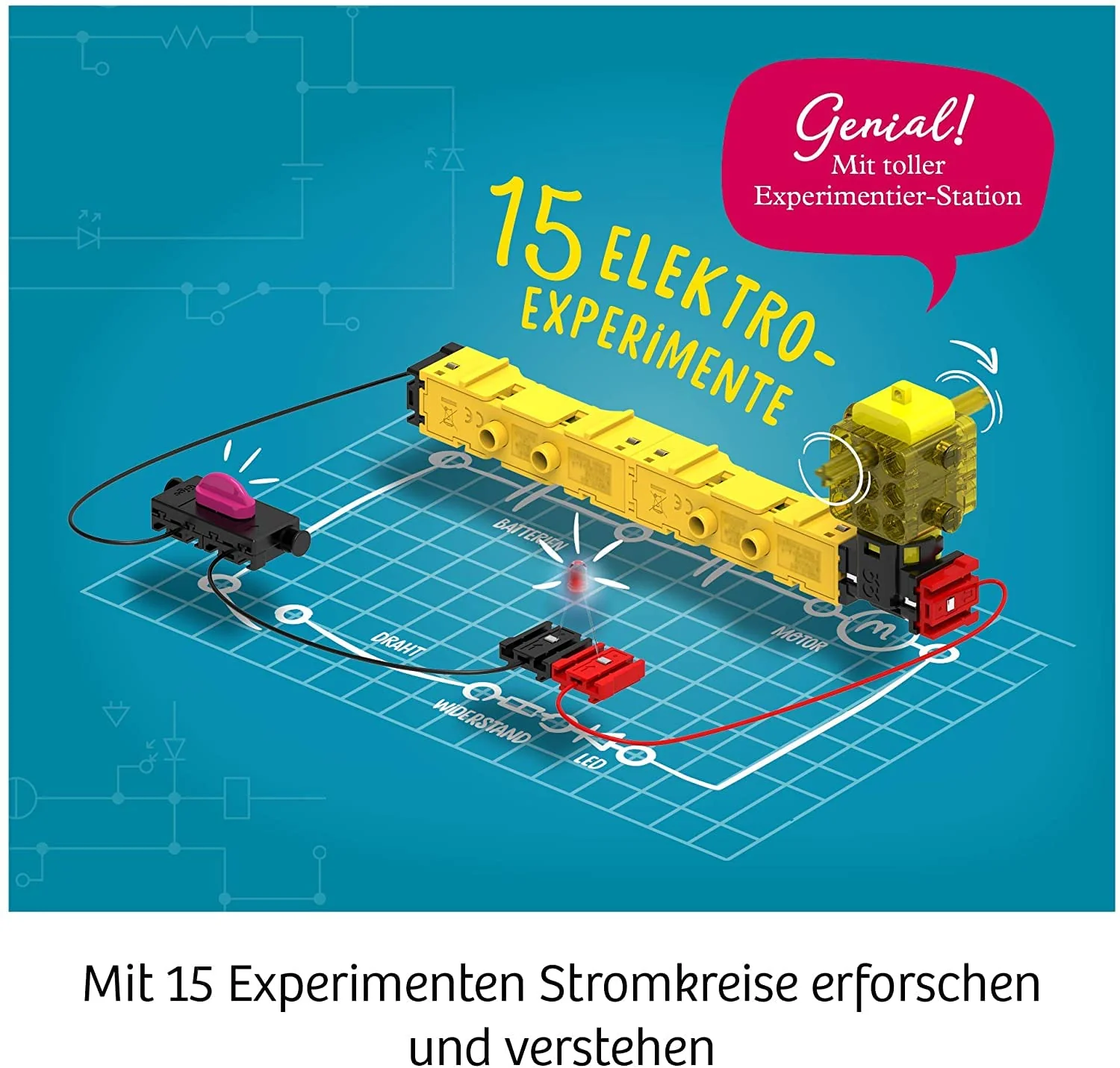 KOSMOS 620707 Electro Power – Einstieg in die Welt der Elektrizität, Amazon Exklusiv, Technik Experimentierkasten für Kinder ab 8 Jahre, Elektronik Baukasten mit 5 motorisierten Modellen - Image 6