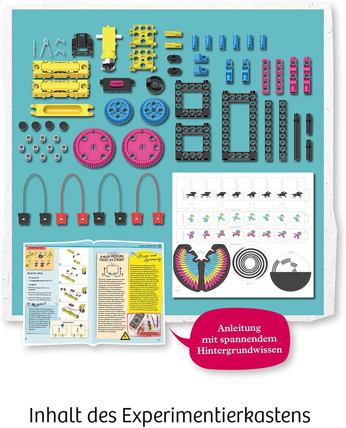 KOSMOS 620707 Electro Power – Einstieg in die Welt der Elektrizität, Amazon Exklusiv, Technik Experimentierkasten für Kinder ab 8 Jahre, Elektronik Baukasten mit 5 motorisierten Modellen - Image 7