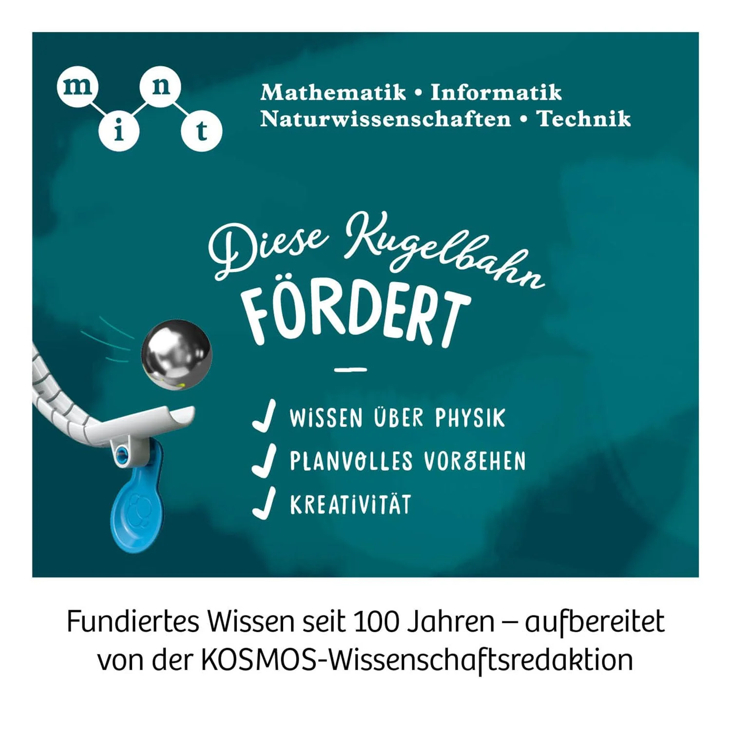 KOSMOS 621308 Gecko Run - Speed Kick-Erweiterung, Zubehör für Coole vertikale Kugelbahnen, mit zusätzliche Bahnelementen, für Kinder ab 8 Jahre - Image 3